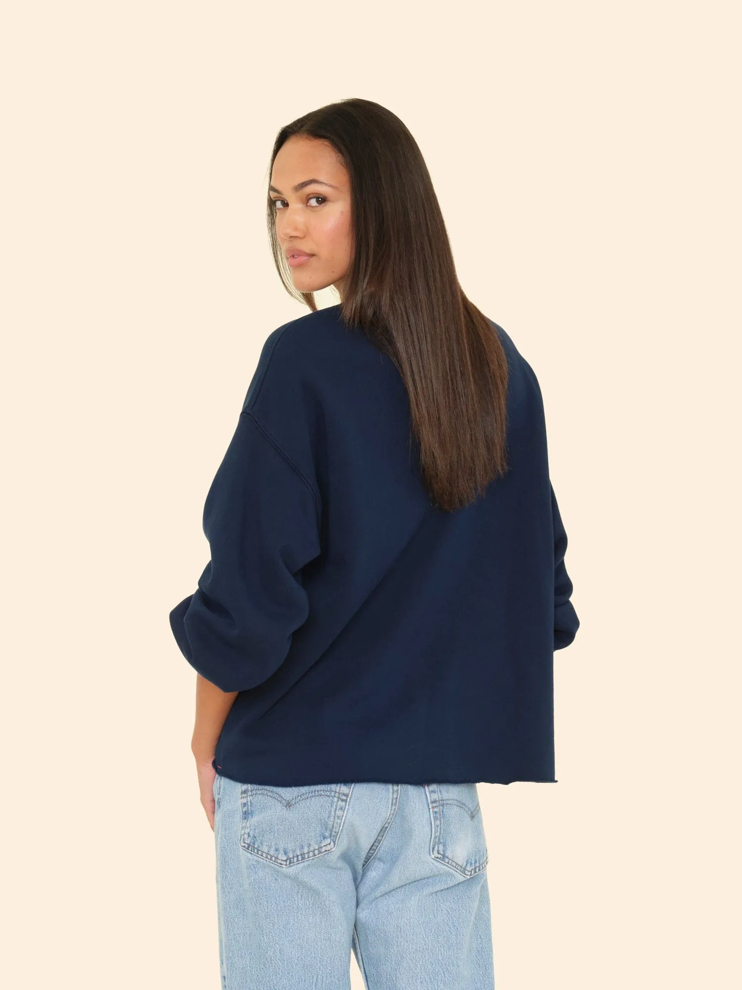 Navy Honor Sweatshirt sold by XiRENA product image thumbnail 2