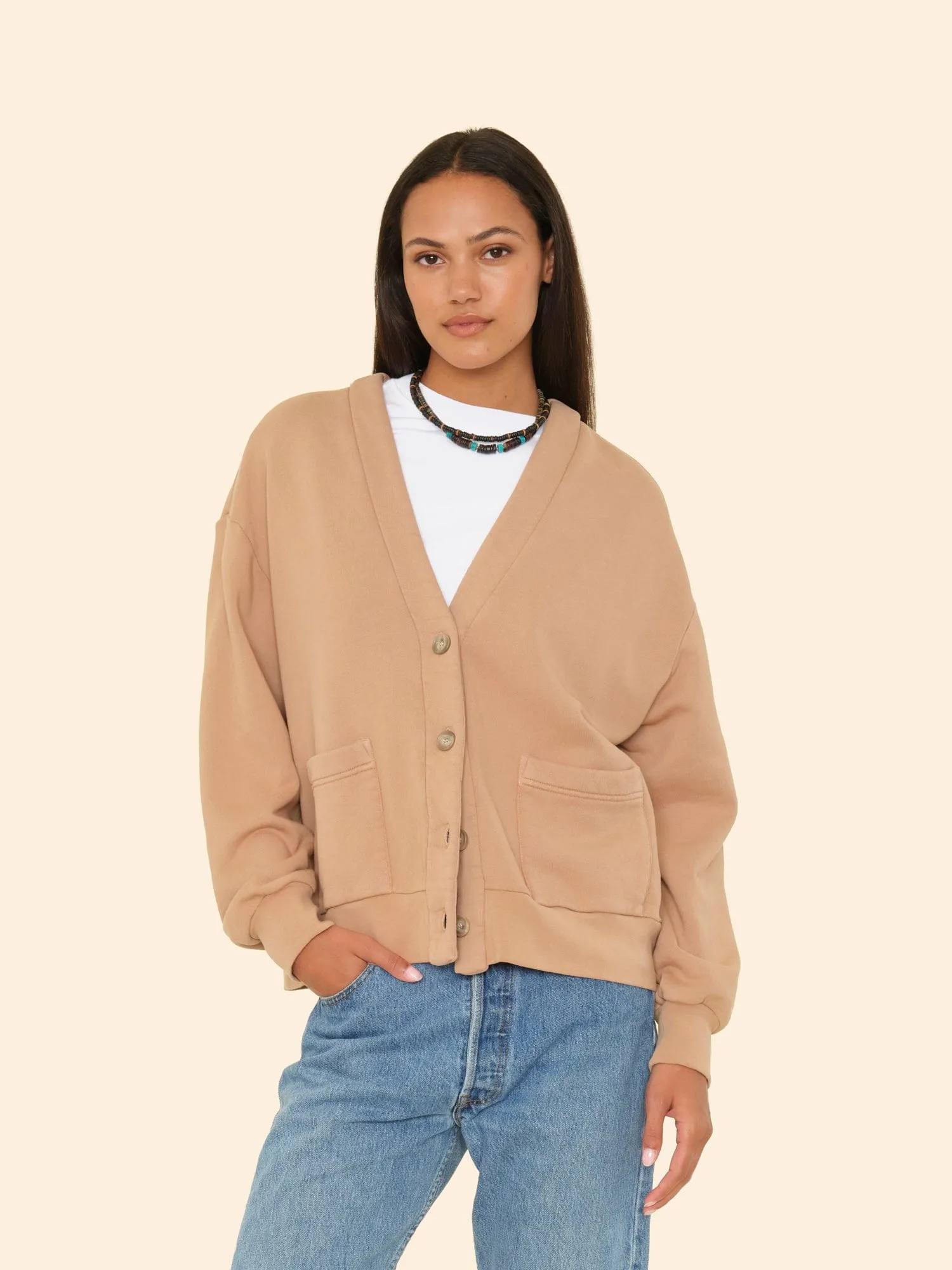 Saddle Benny Cardigan sold by XiRENA