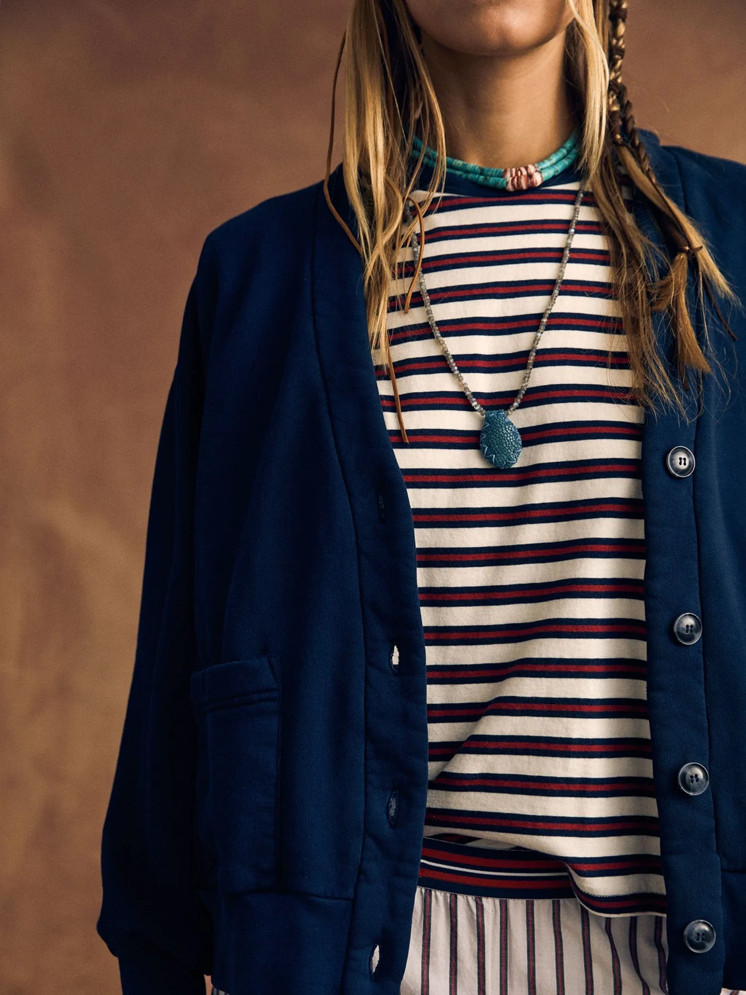 Navy Benny Cardigan sold by XiRENA product image thumbnail 4