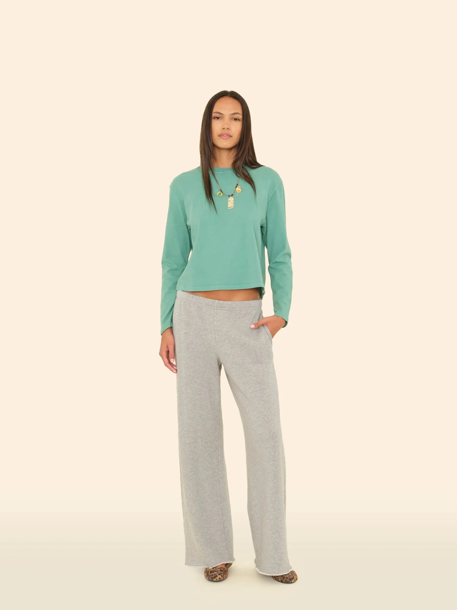 Heather Grey Emmette Sweatpant sold by XiRENA