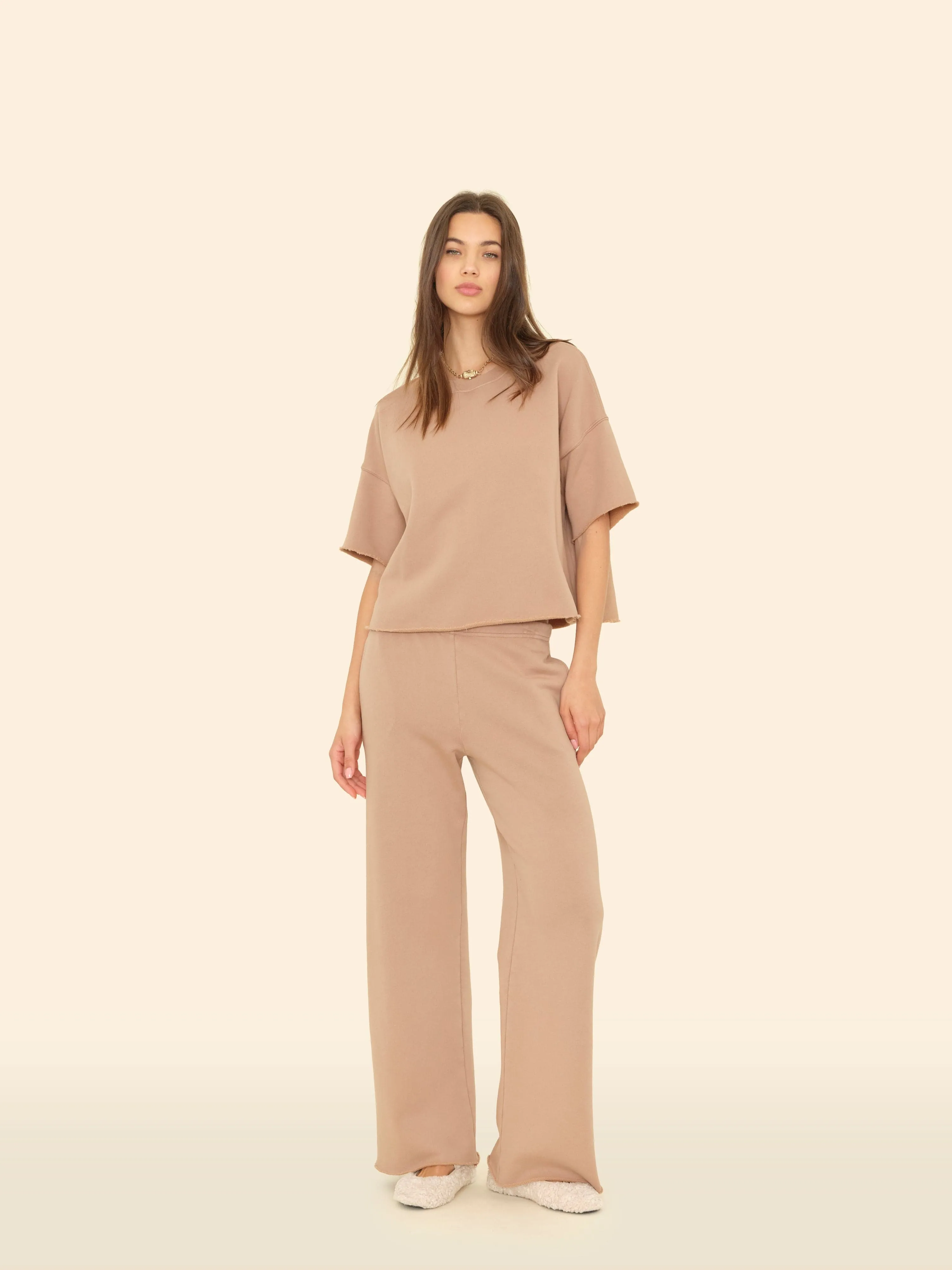 Saddle Emmette Sweatpant sold by XiRENA