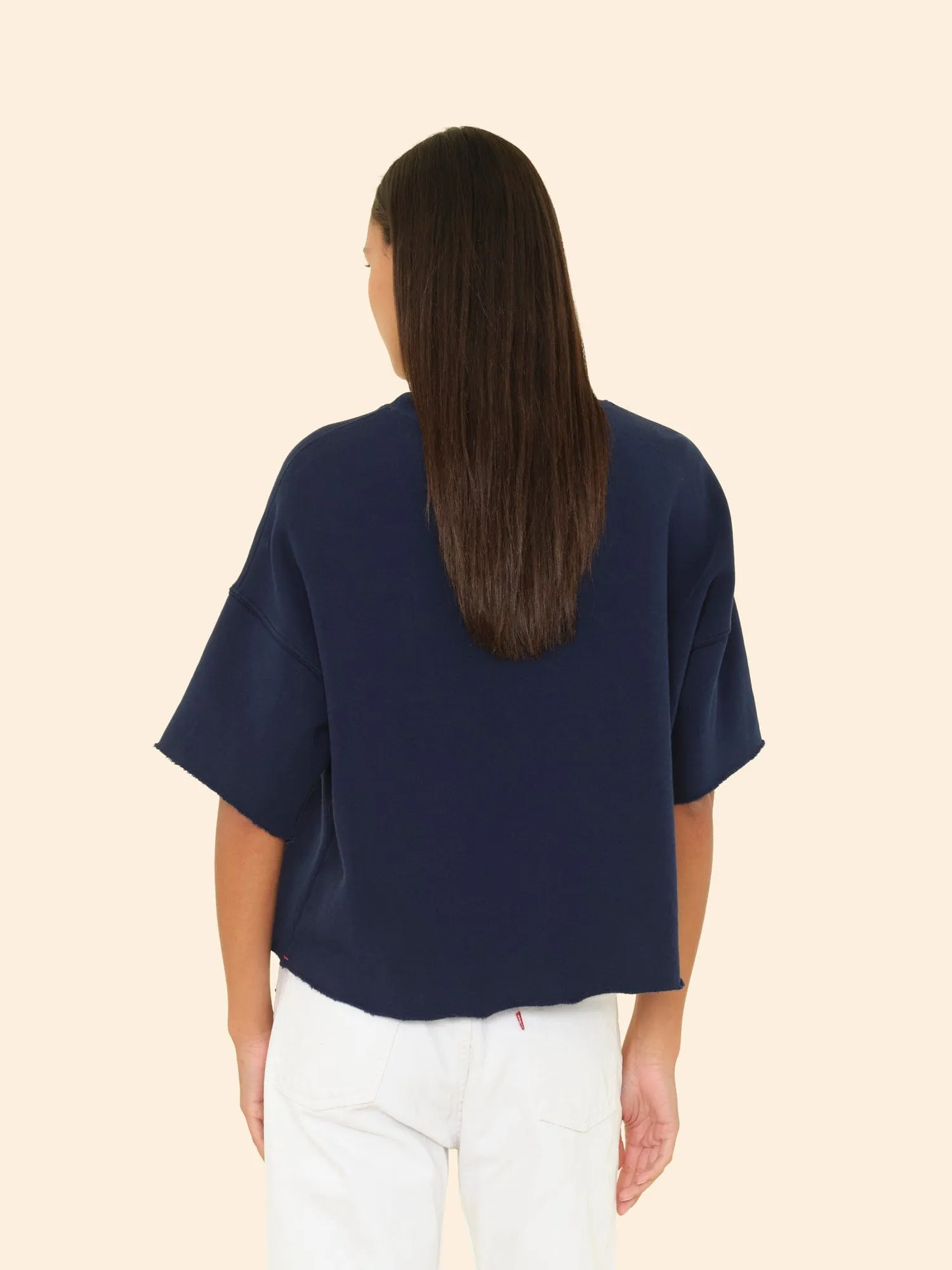 Navy Romeo Sweatshirt sold by XiRENA product image thumbnail 3