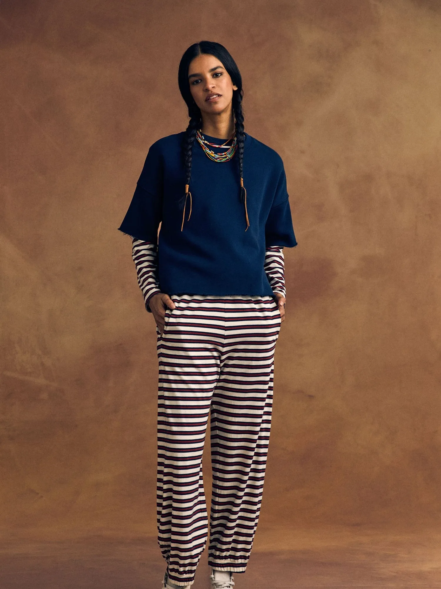 Navy Romeo Sweatshirt sold by XiRENA product image thumbnail 4