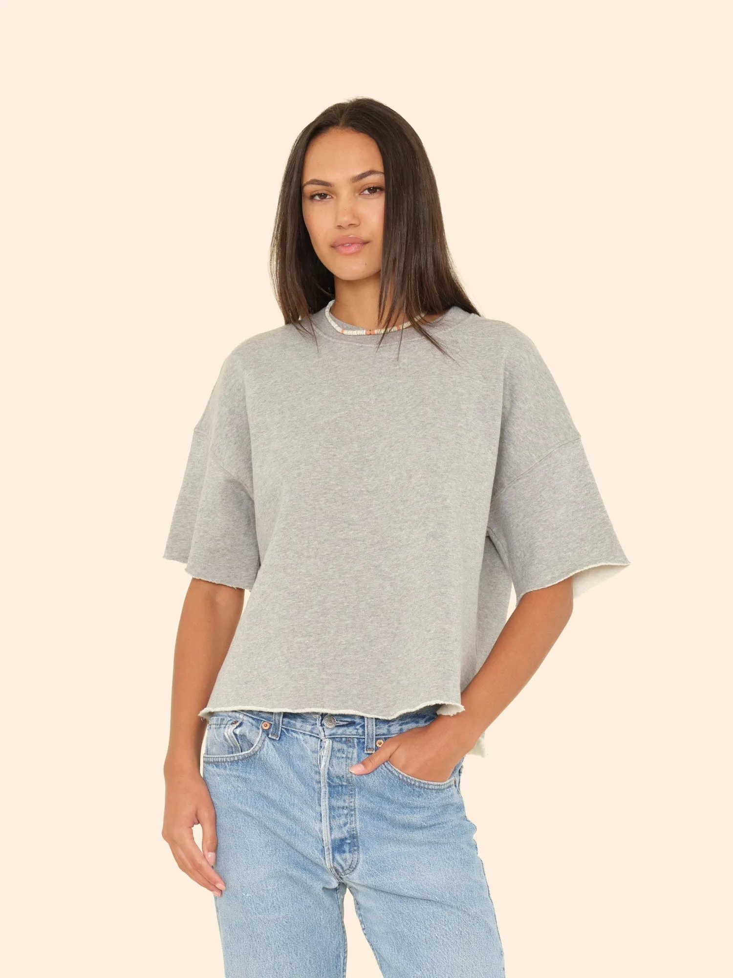 Heather Grey Romeo Sweatshirt sold by XiRENA