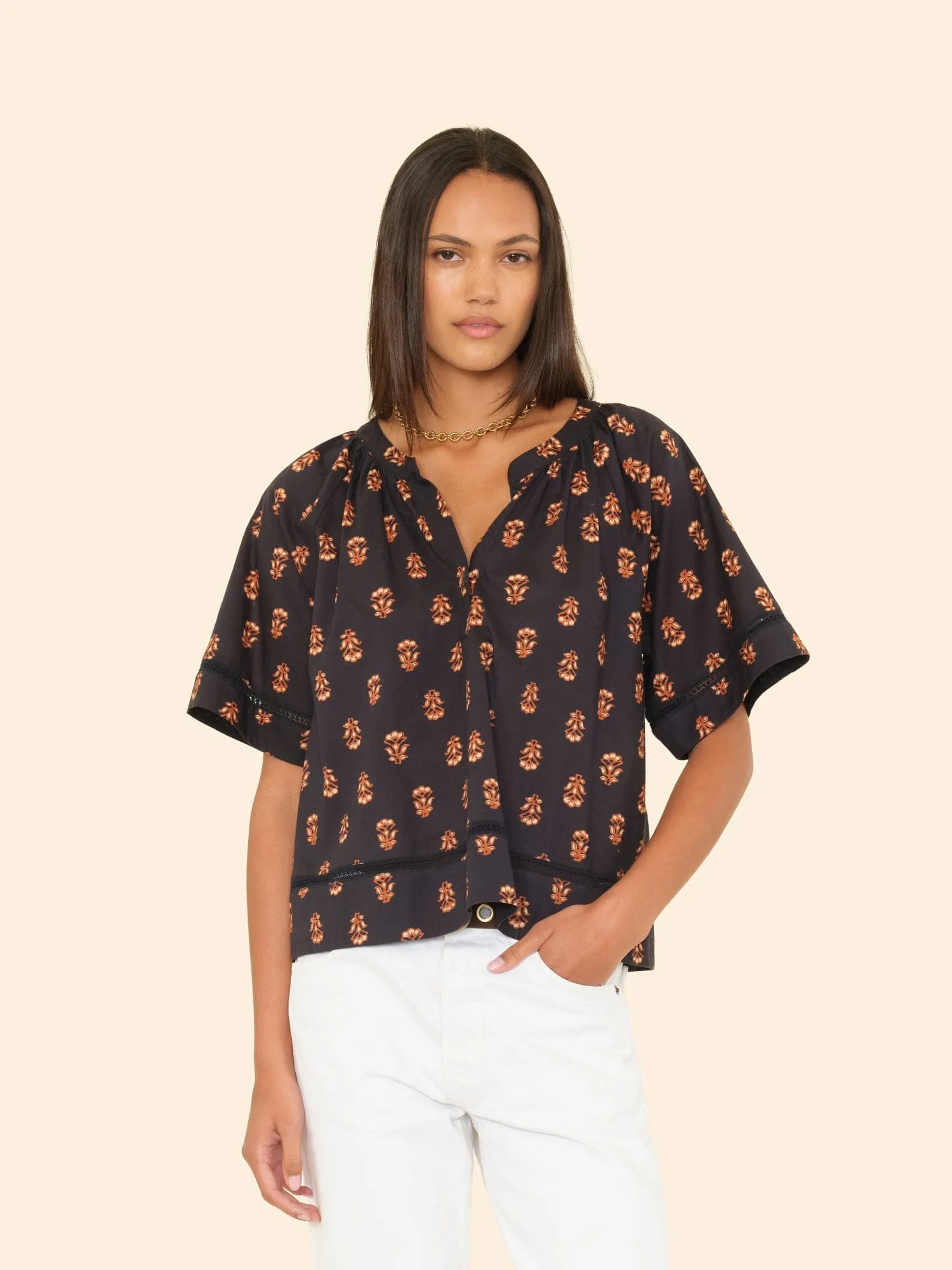 Wheat Stamp Sadie Top sold by XiRENA