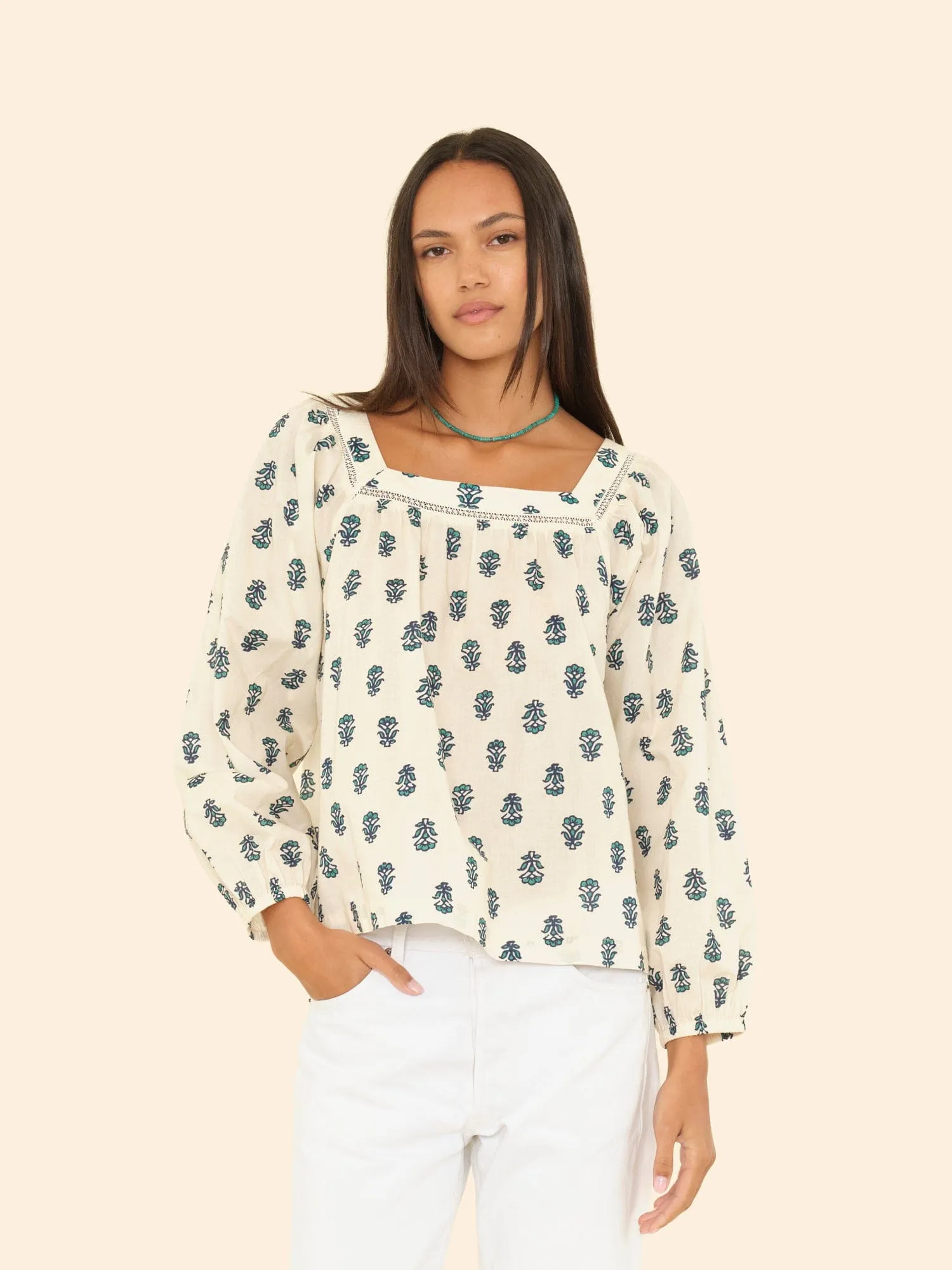 Clover Stamp Mira Top sold by XiRENA