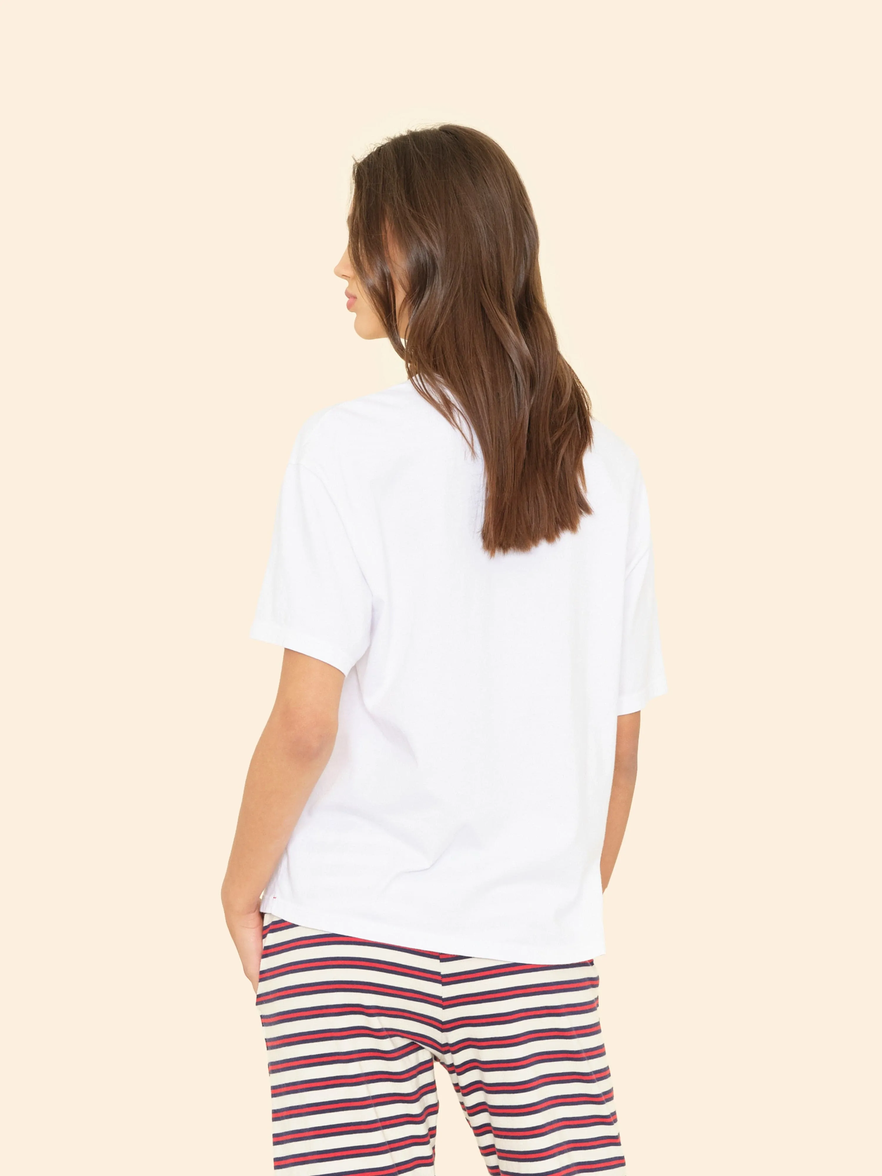 White Nate Tee sold by XiRENA product image thumbnail 3
