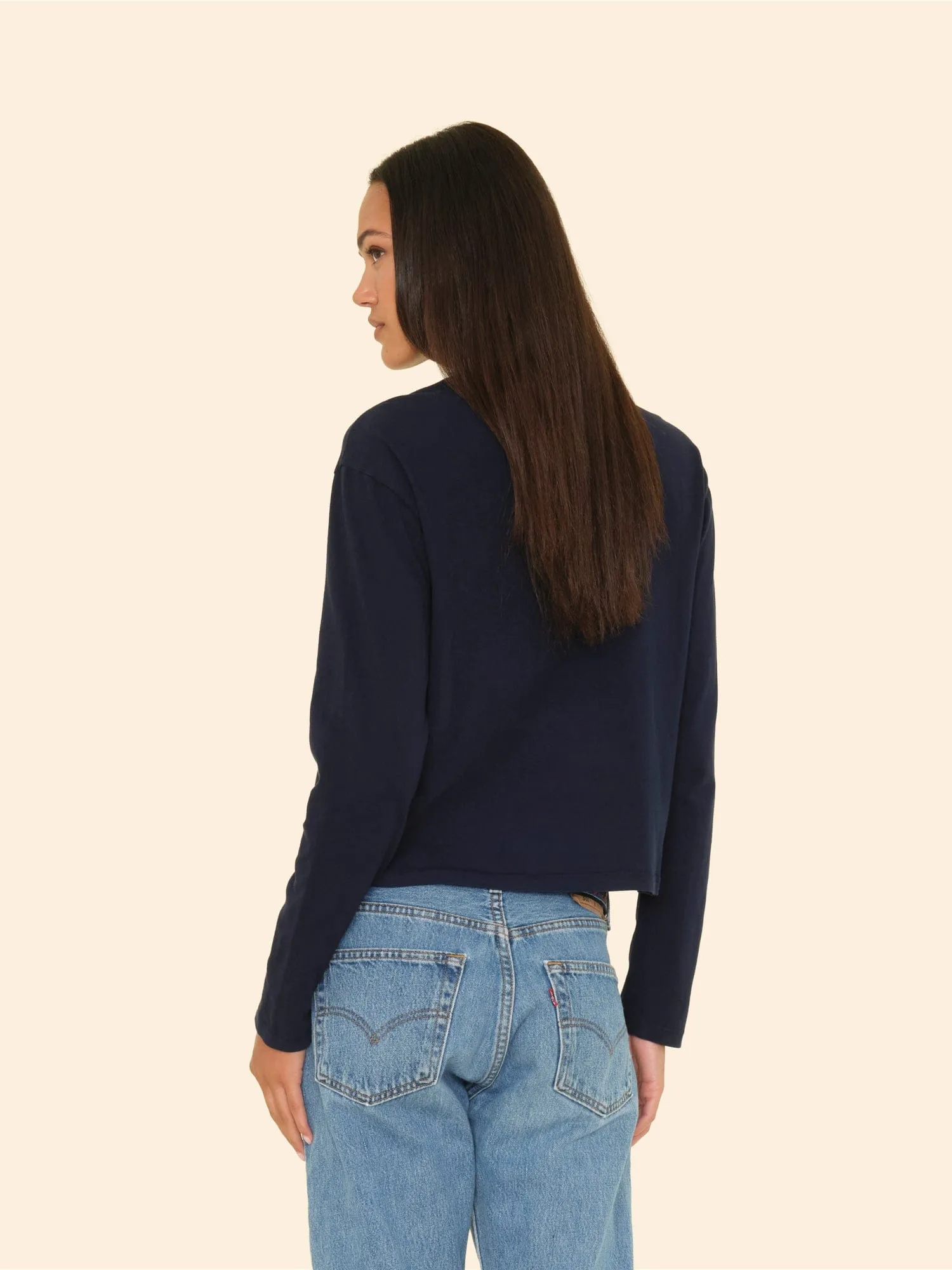 Navy Terrance Tee sold by XiRENA product image thumbnail 2