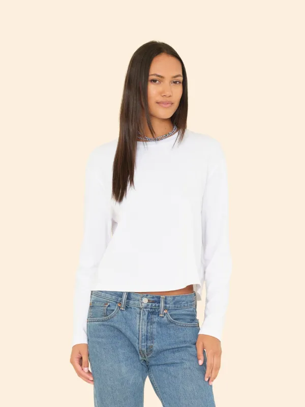 White Terrance Tee made by XiRENA