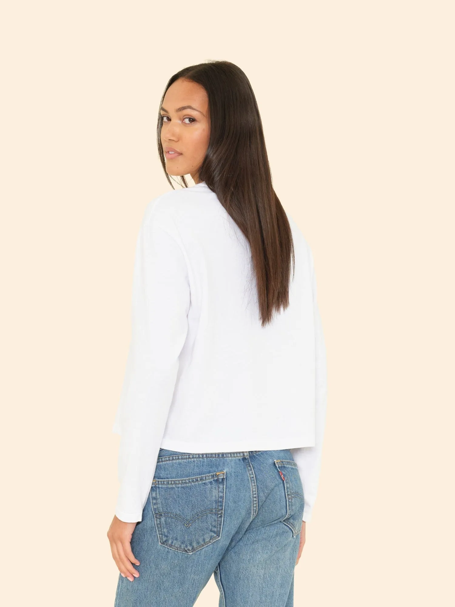 White Terrance Tee sold by XiRENA product image thumbnail 2