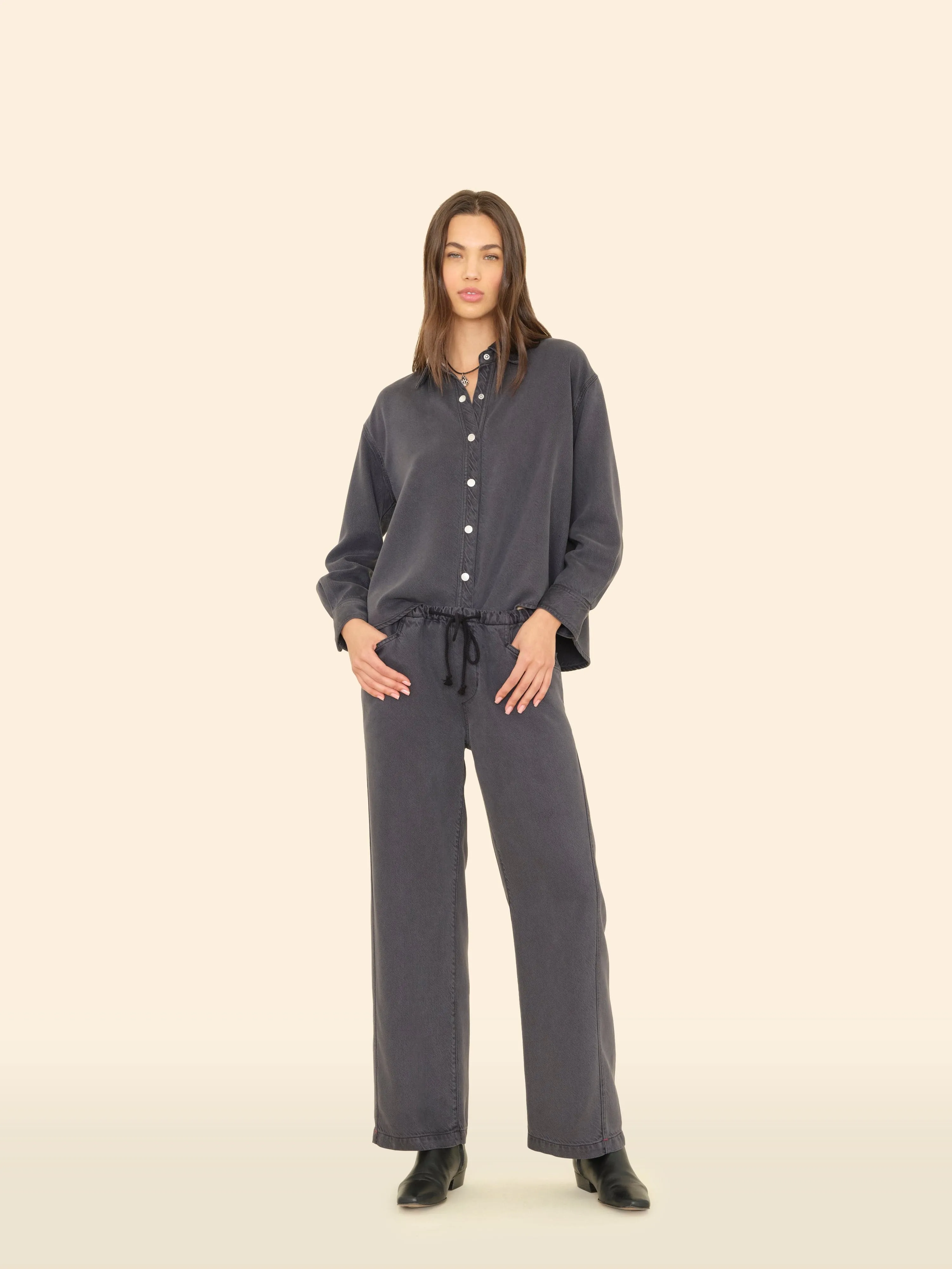Almost Black Joey Denim Pant sold by XiRENA