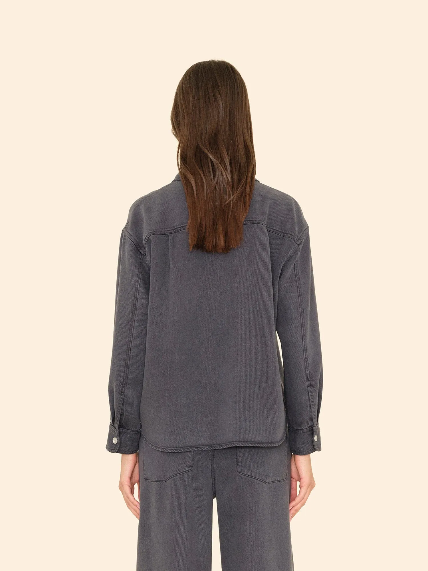 Almost Black Gia Denim Shirt sold by XiRENA product image thumbnail 3