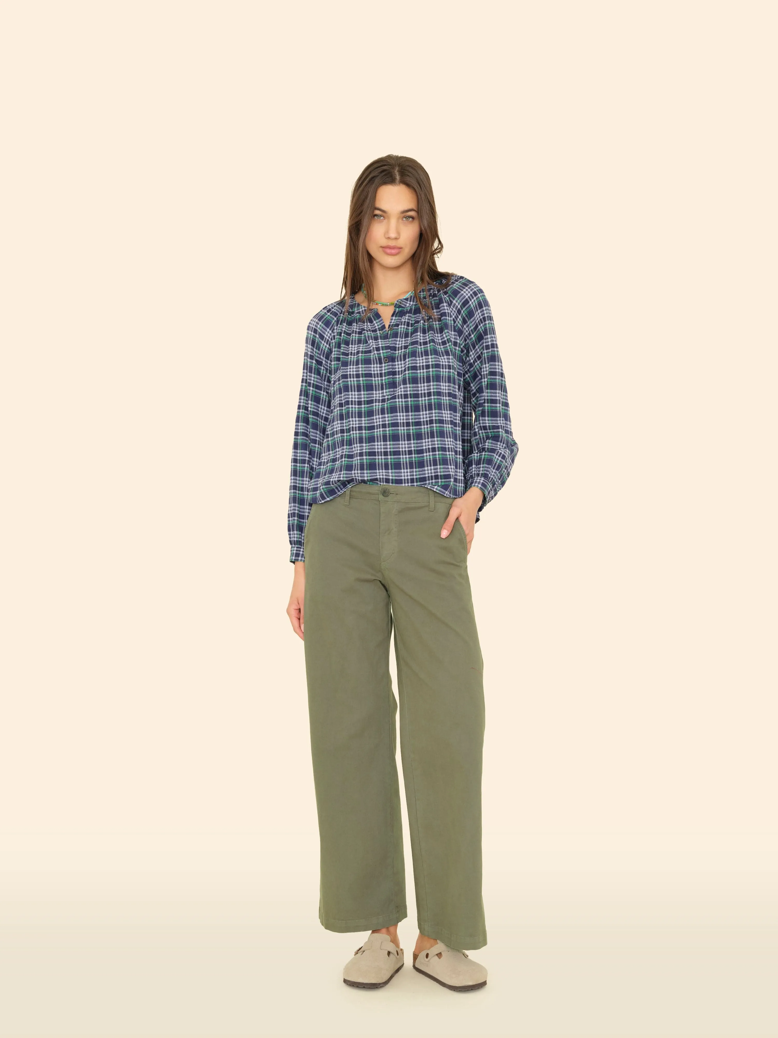 Army Green Legend Twill Pant sold by XiRENA