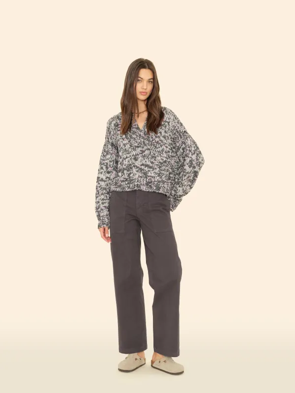 Vintage Black Florian Twill Pant made by XiRENA