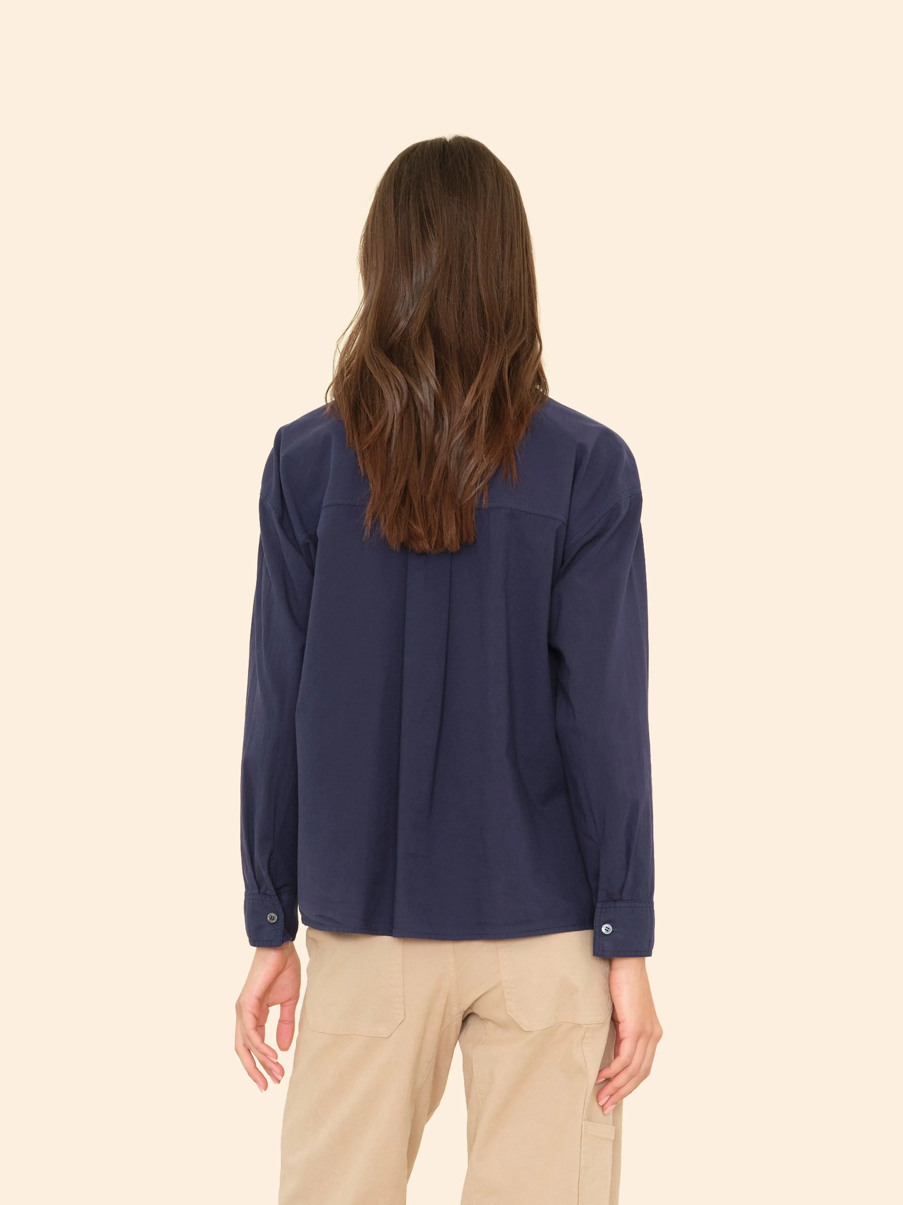 Navy Archie Shirt sold by XiRENA product image thumbnail 3