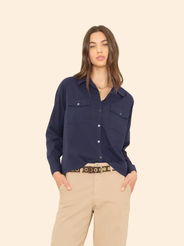 Navy Archie Shirt sold by XiRENA