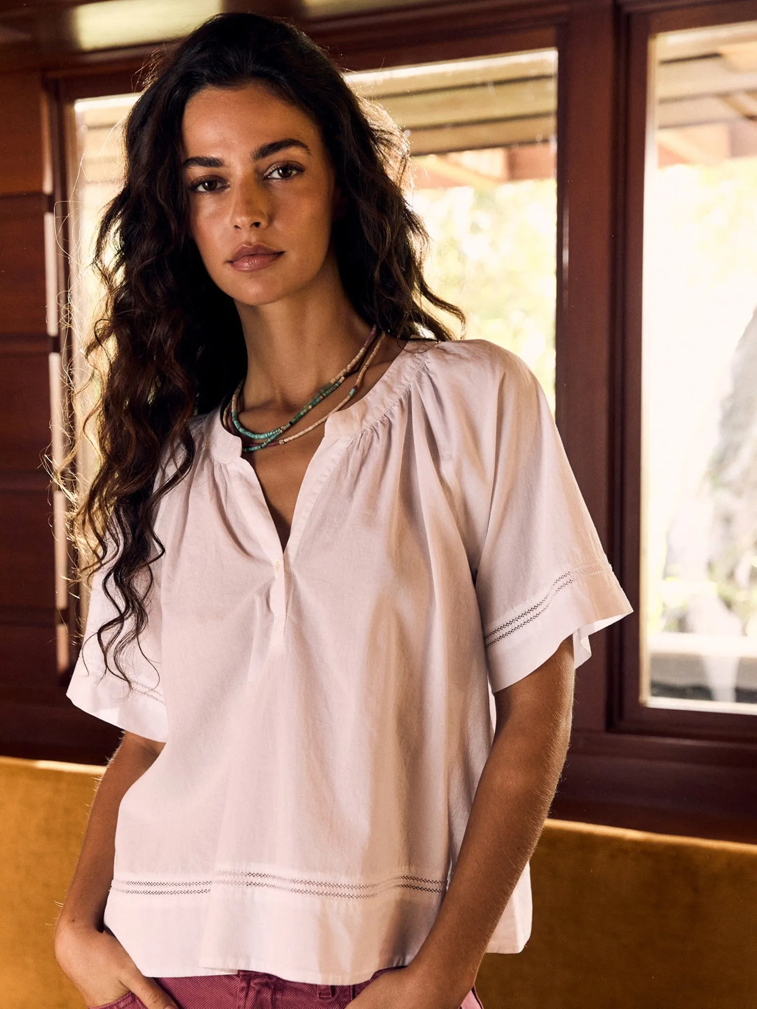 White Sadie Top sold by XiRENA product image thumbnail 4