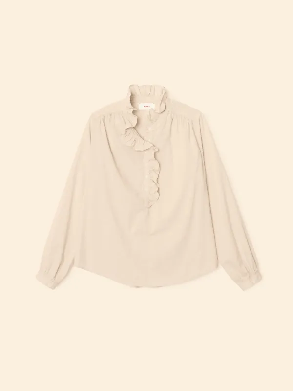 Parchment Caspian Top sold by XiRENA