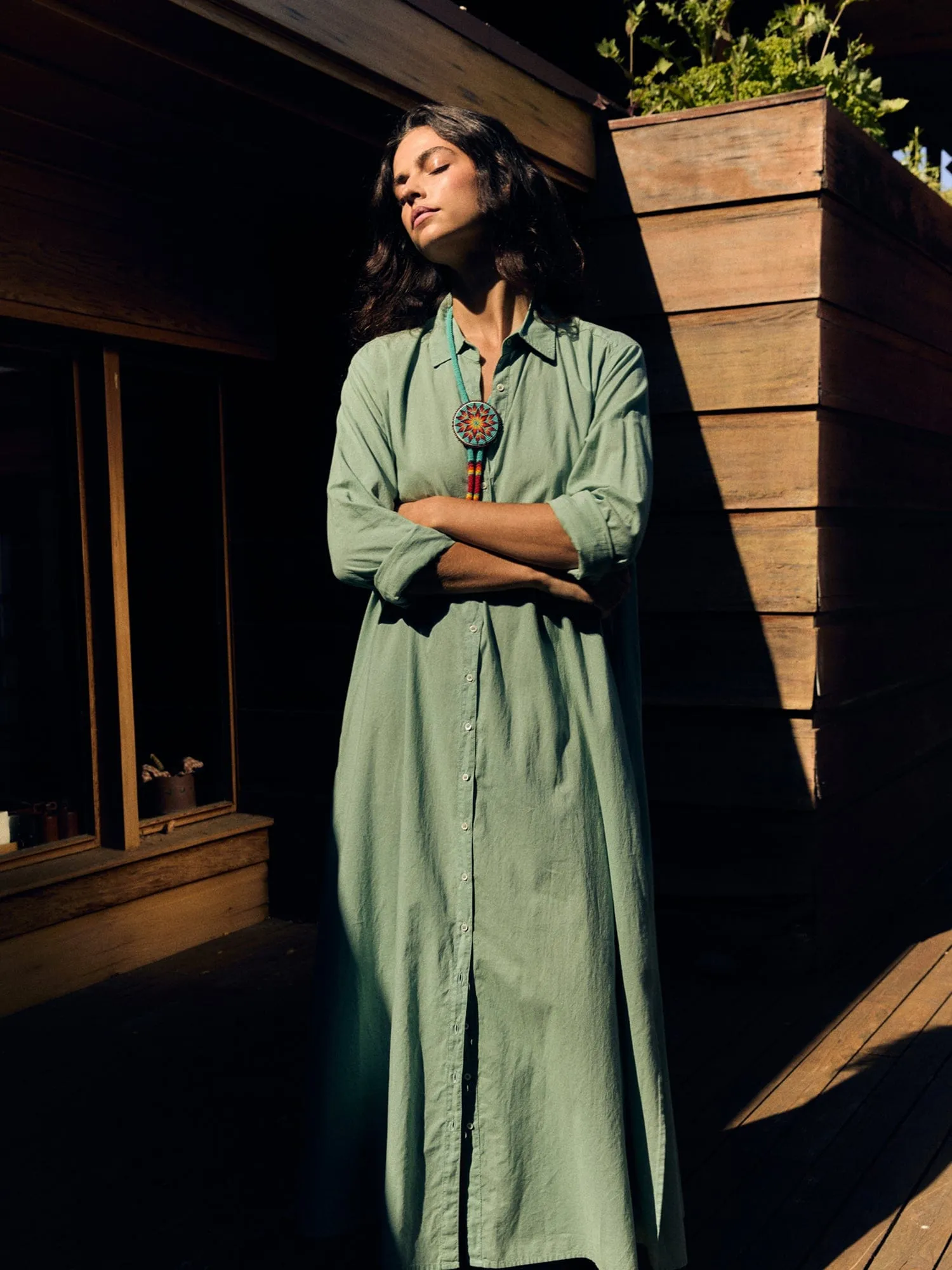 Sage Leaf Boden Dress sold by XiRENA product image thumbnail 2