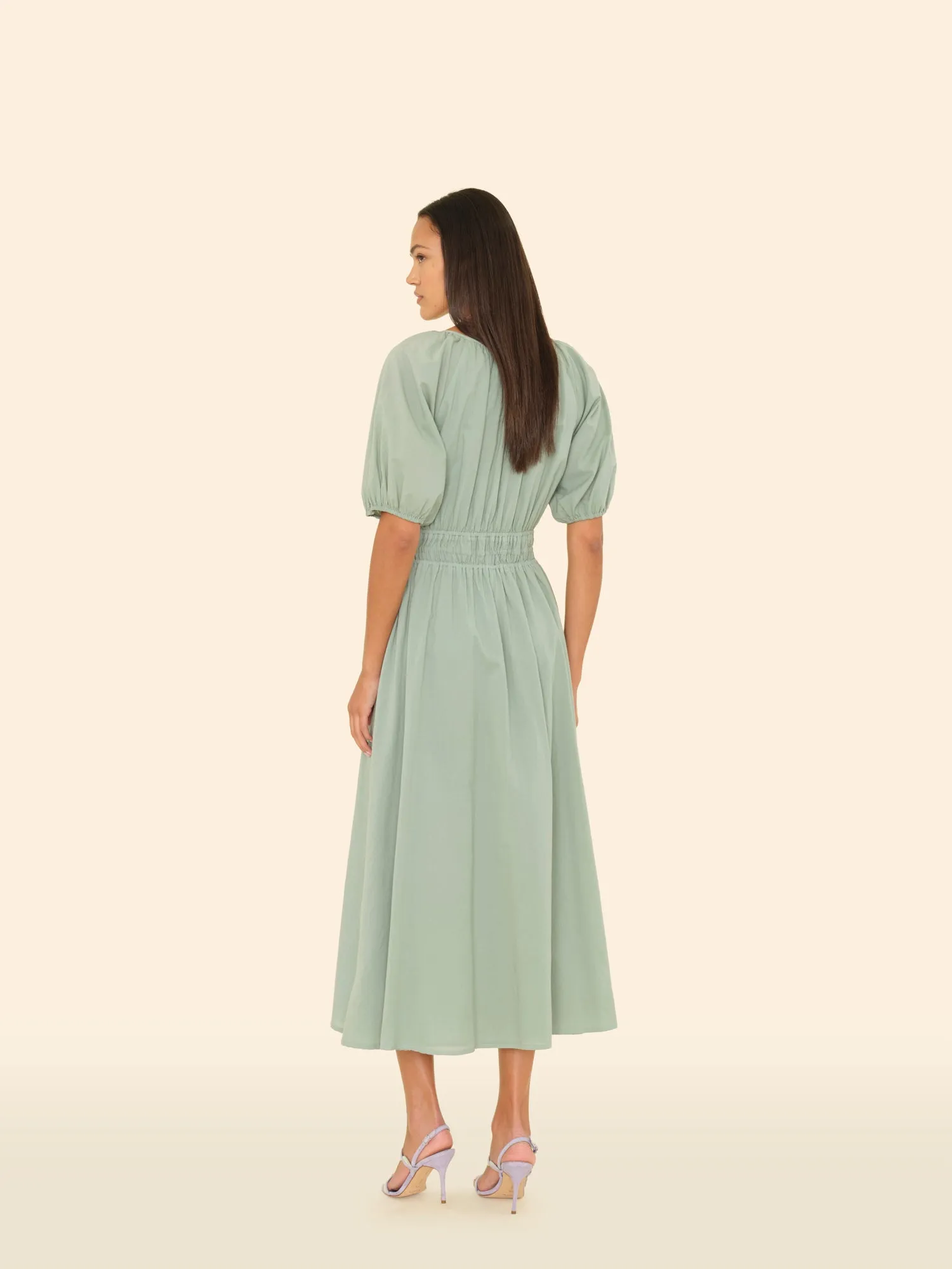 Sage Leaf Emeline Dress sold by XiRENA product image thumbnail 2