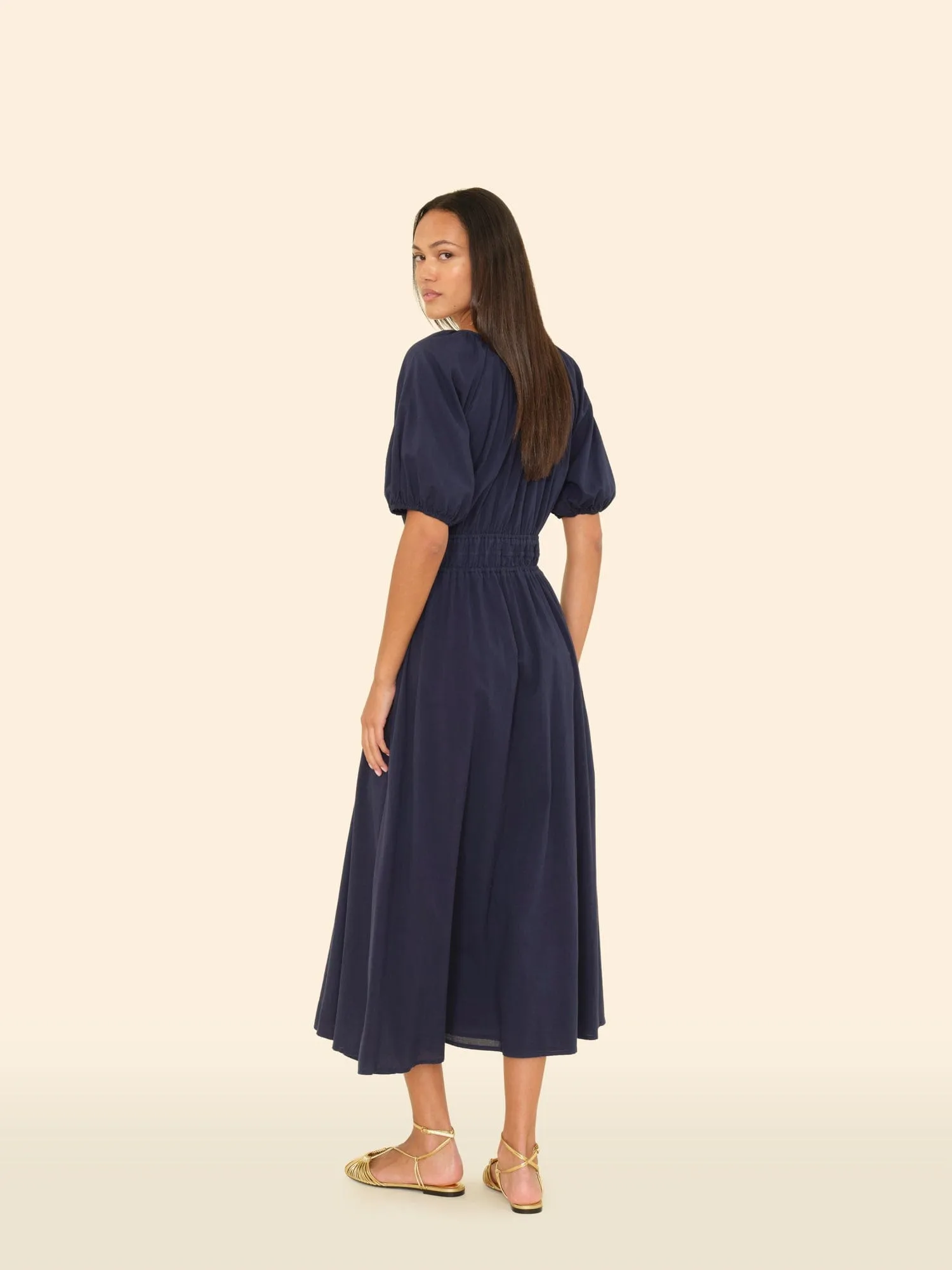 Navy Emeline Dress sold by XiRENA product image thumbnail 2