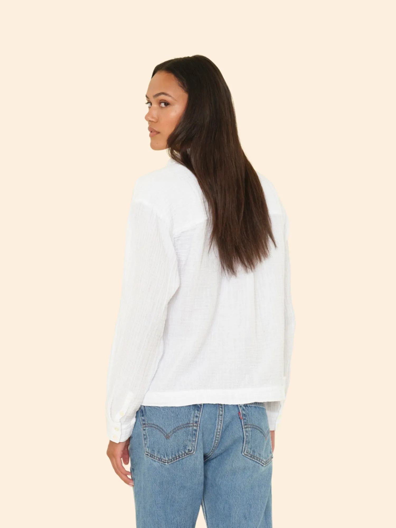 White Brody Top sold by XiRENA product image thumbnail 5