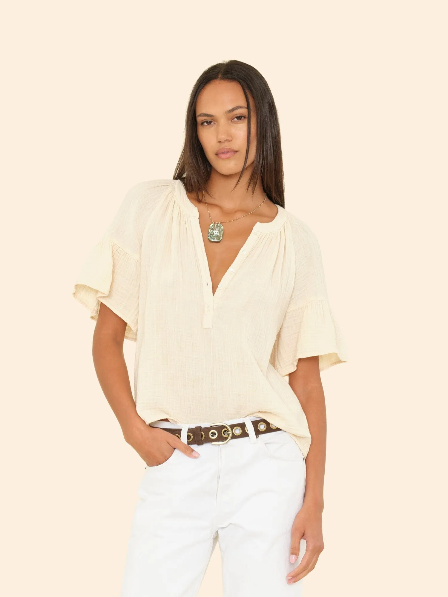 Oysterette Nia Top sold by XiRENA product image thumbnail 5