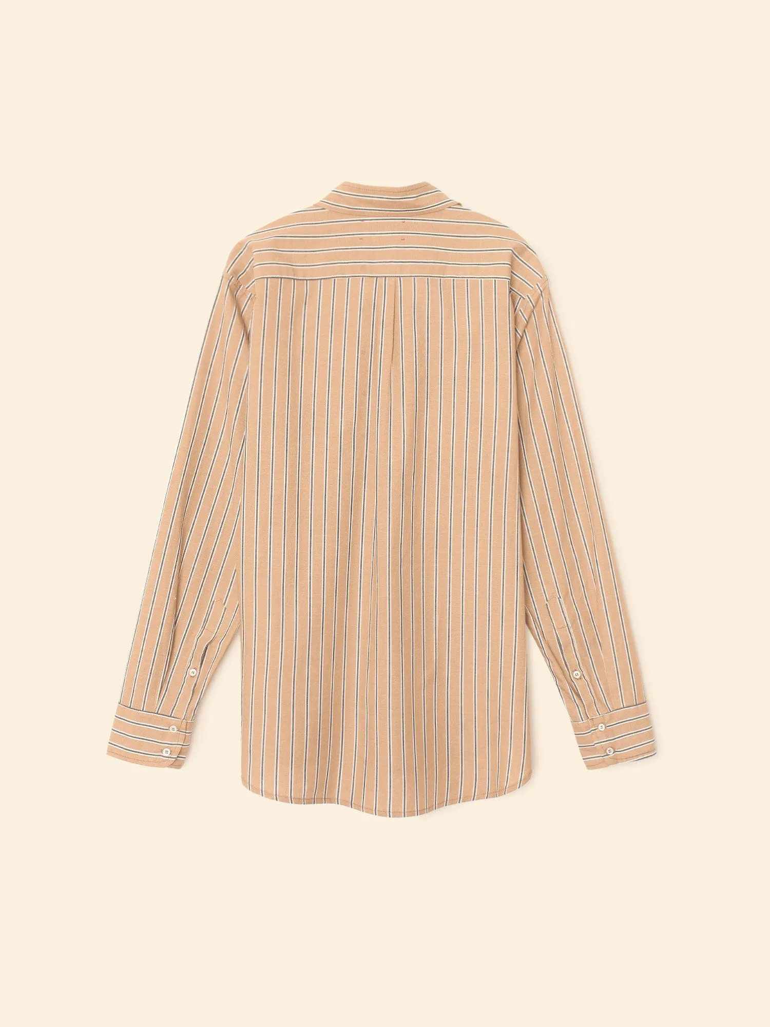 Toffee Stripe Beau Shirt sold by XiRENA product image thumbnail 4