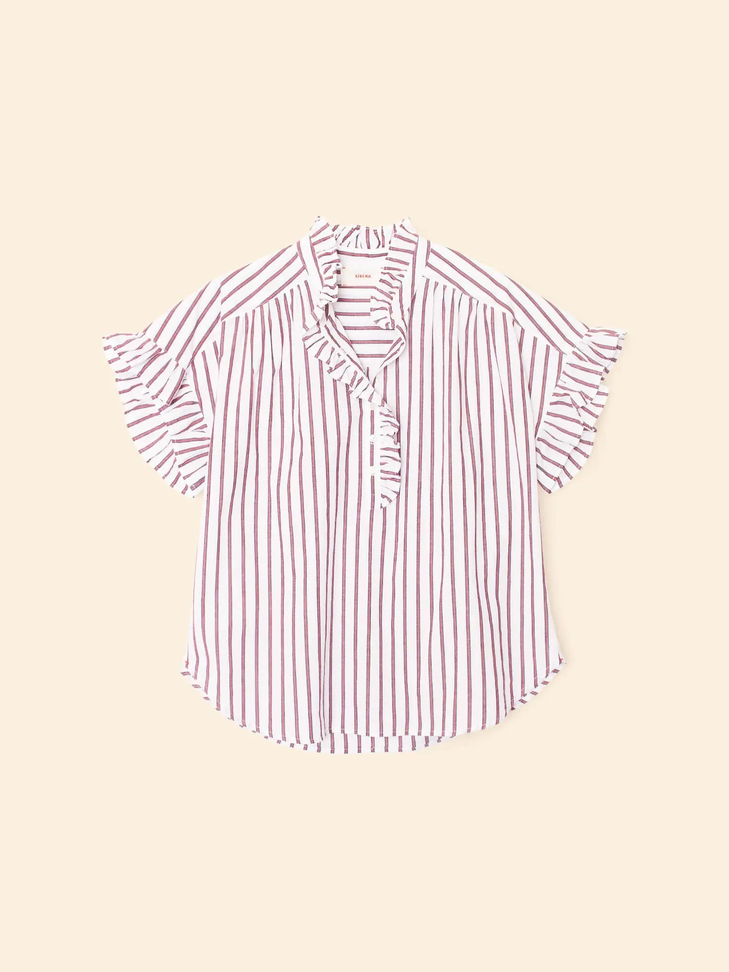 Peppermint Stripe Brie Top sold by XiRENA product image thumbnail 3