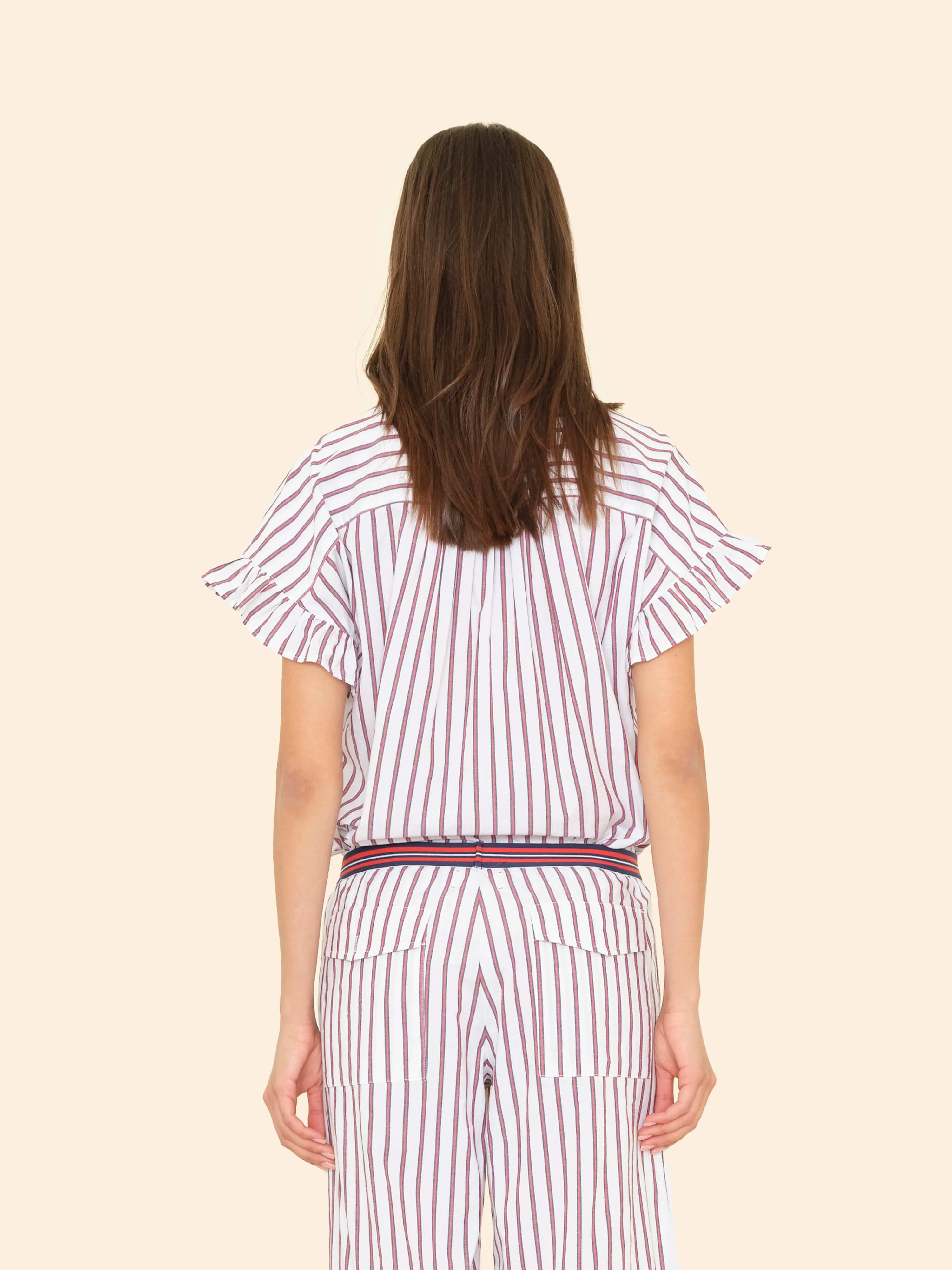 Peppermint Stripe Brie Top sold by XiRENA product image thumbnail 2