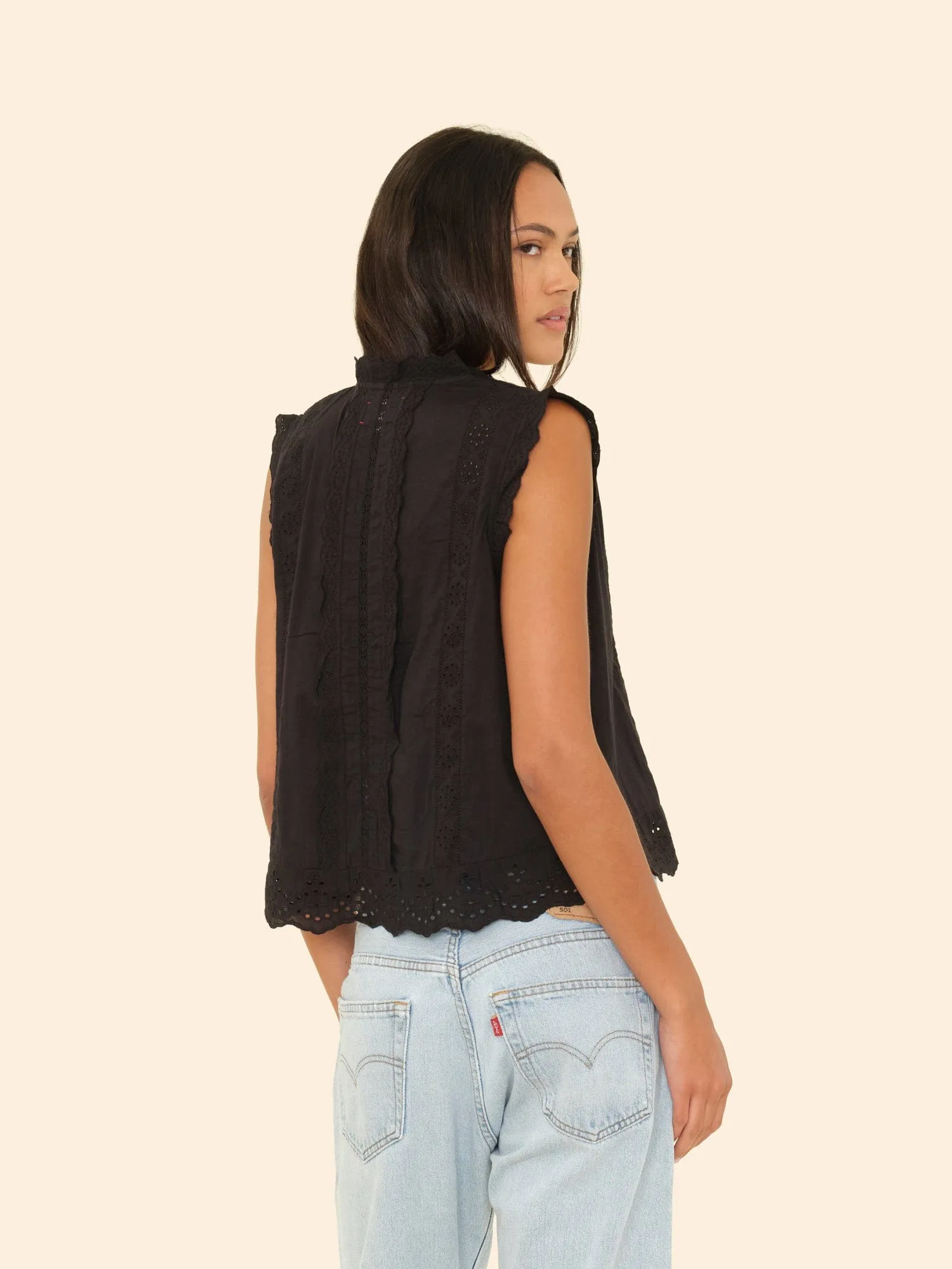 Black Lara Shirt sold by XiRENA product image thumbnail 2