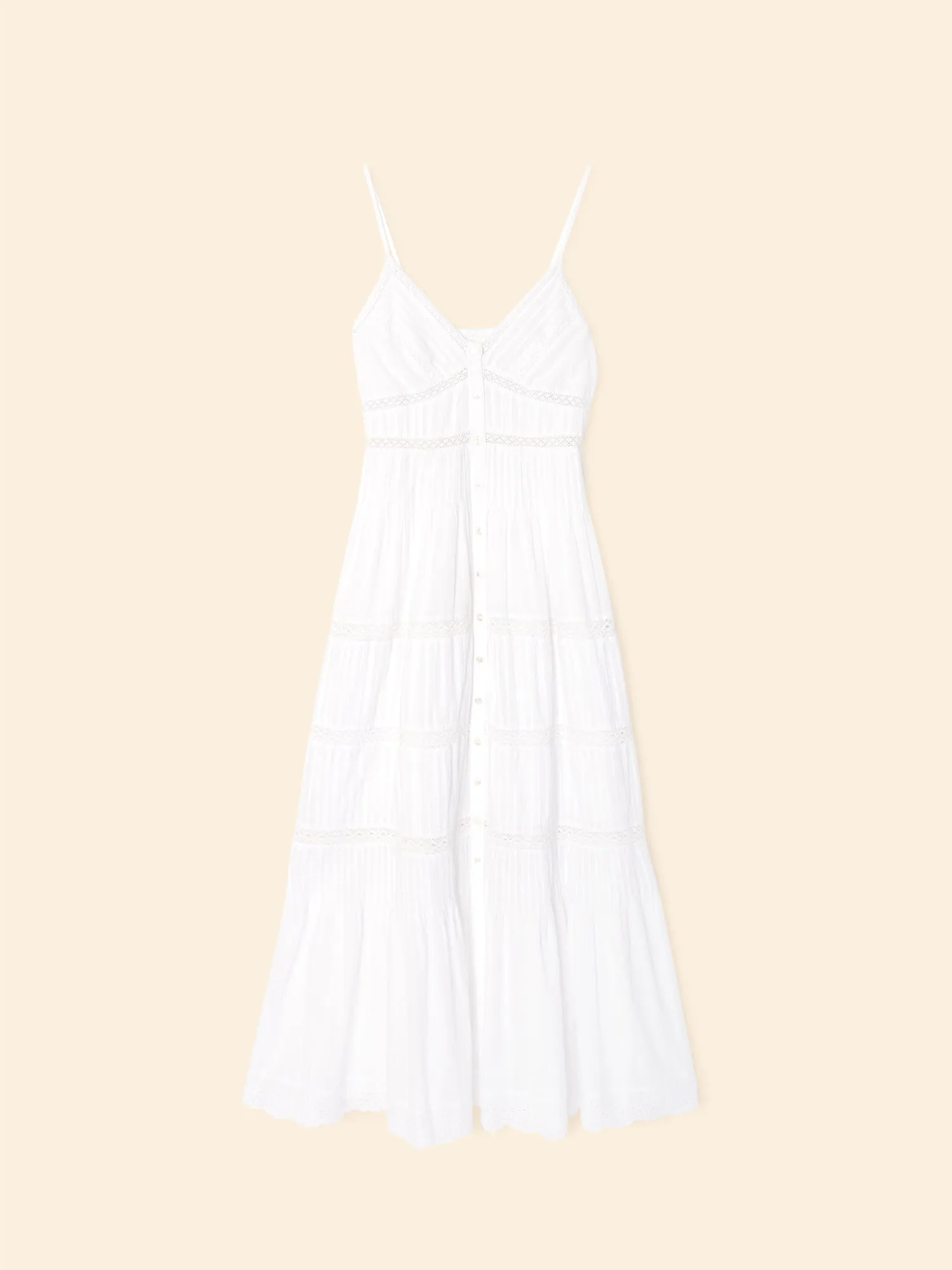 White Janis Dress sold by XiRENA product image thumbnail 5
