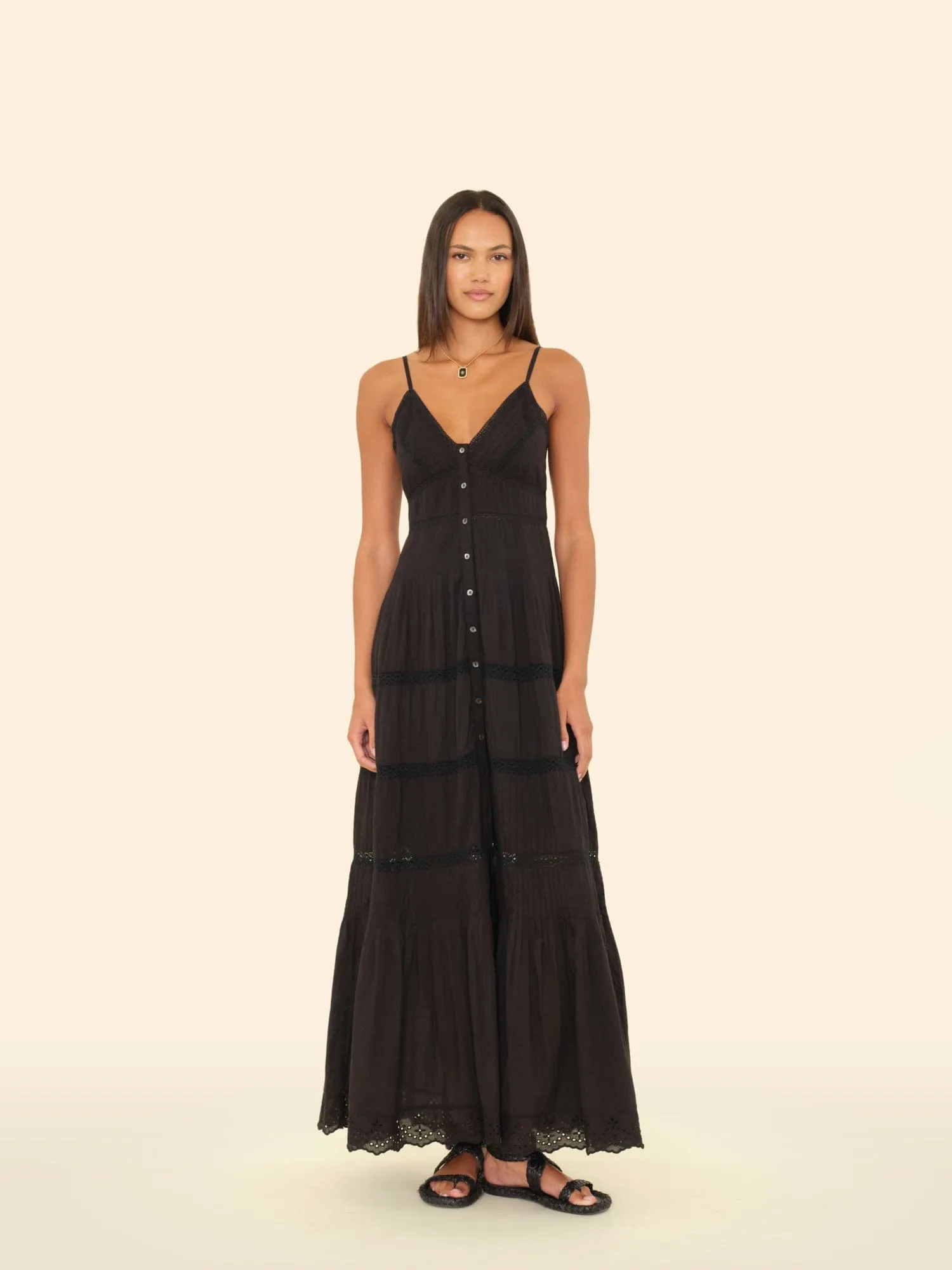 Black Janis Dress sold by XiRENA