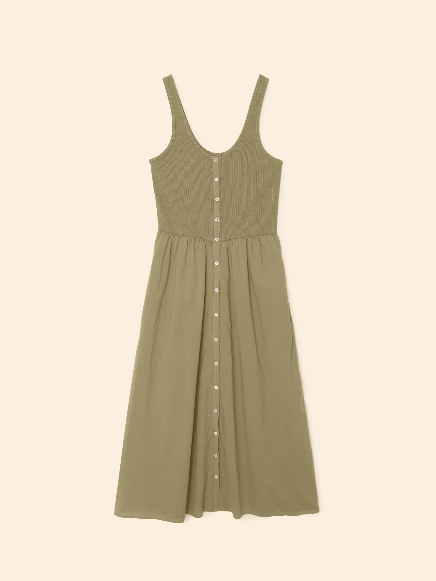 Dark Seagrass Fenix Dress sold by XiRENA product image thumbnail 5