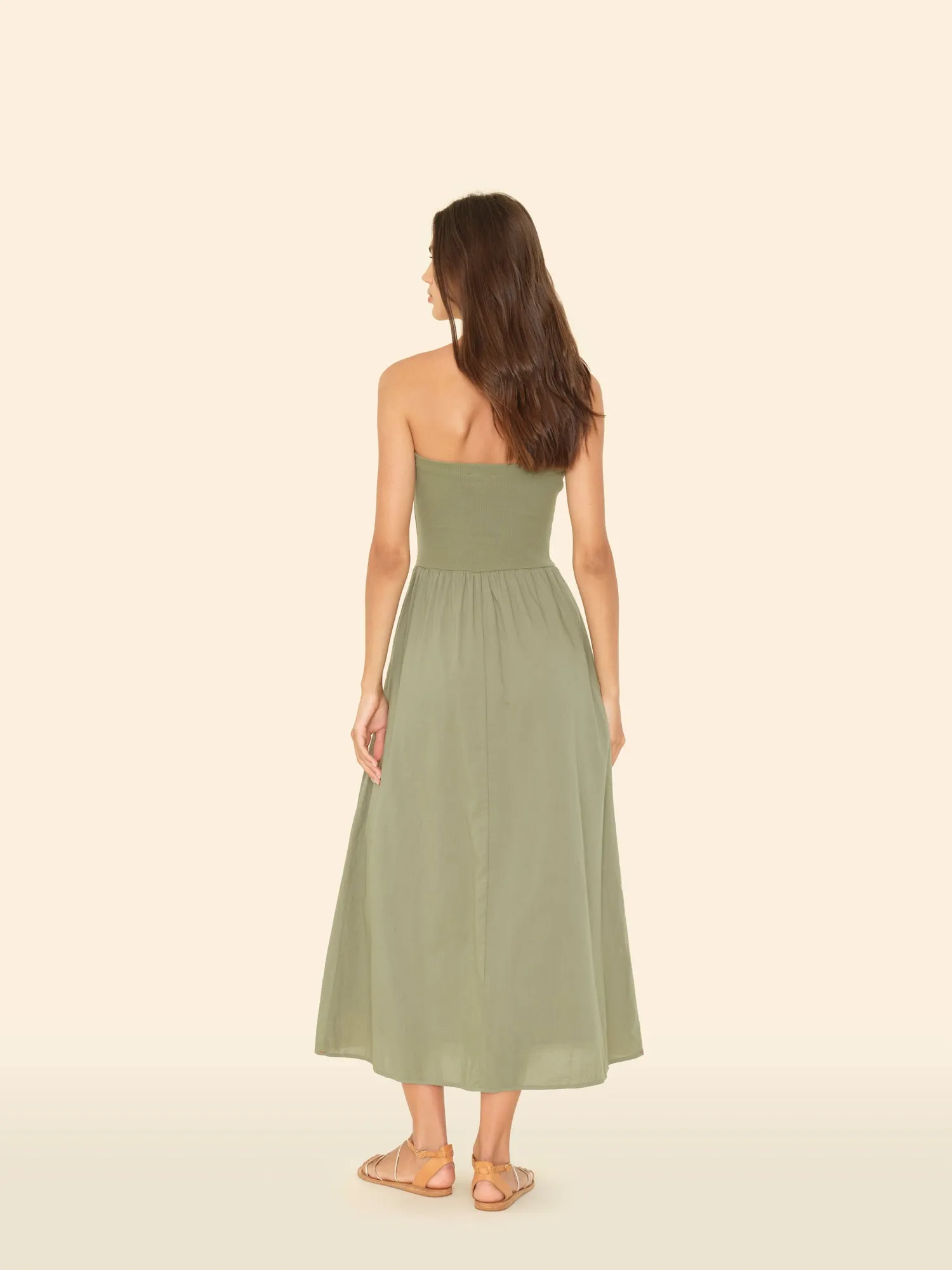 Dark Seagrass Finnian Dress sold by XiRENA product image thumbnail 2