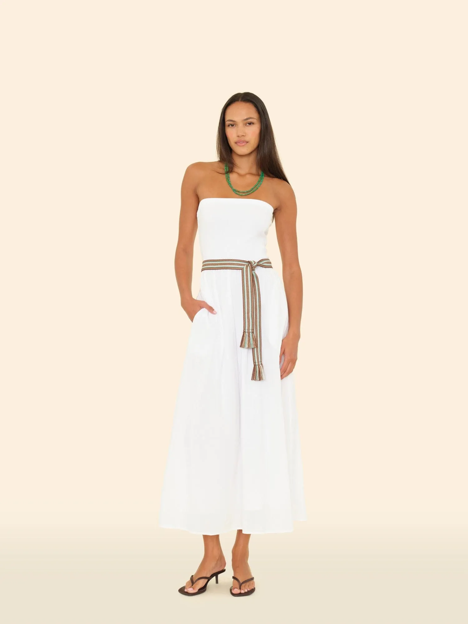White Finnian Dress sold by XiRENA product image thumbnail 3