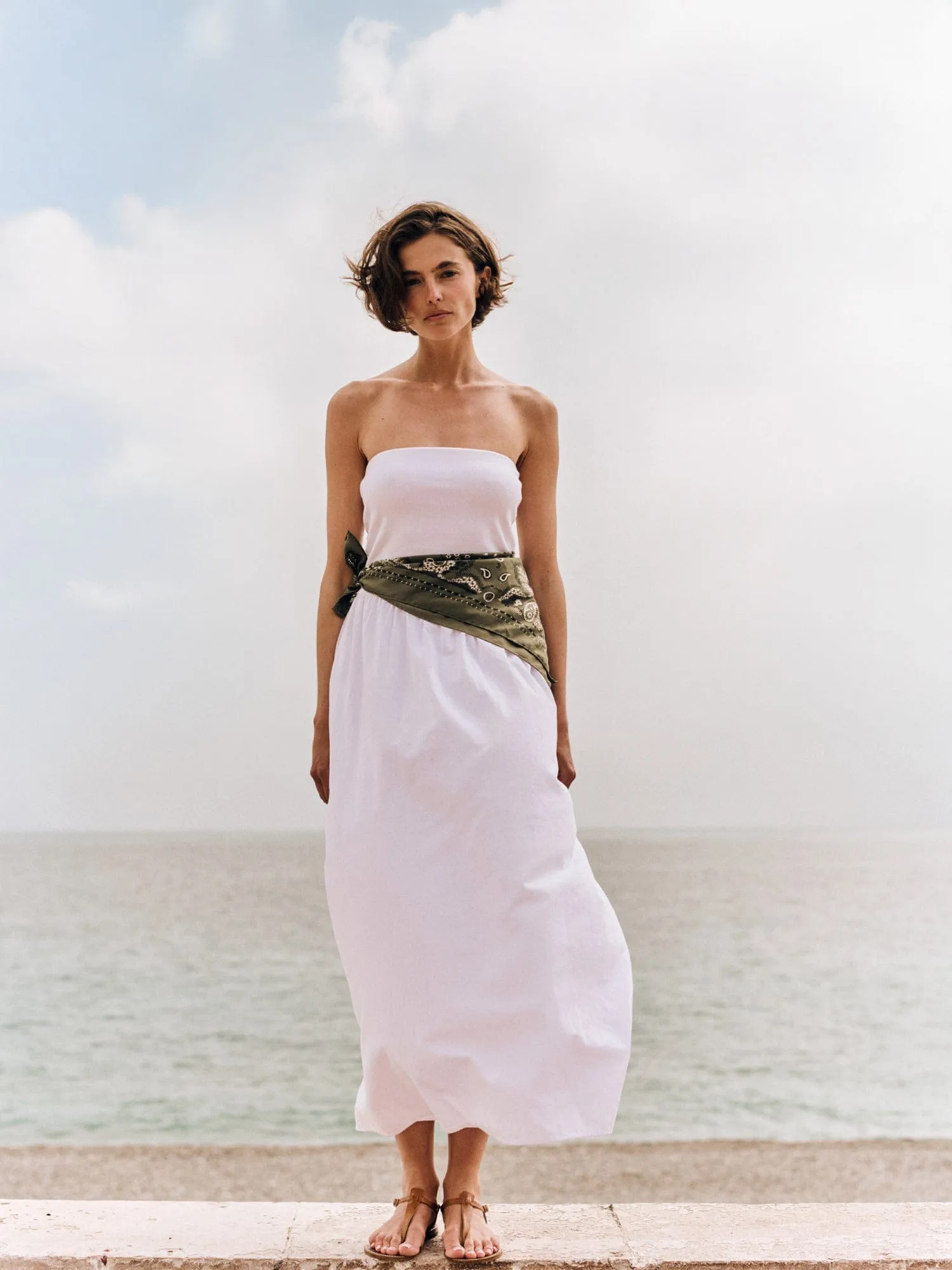 White Finnian Dress sold by XiRENA product image thumbnail 4