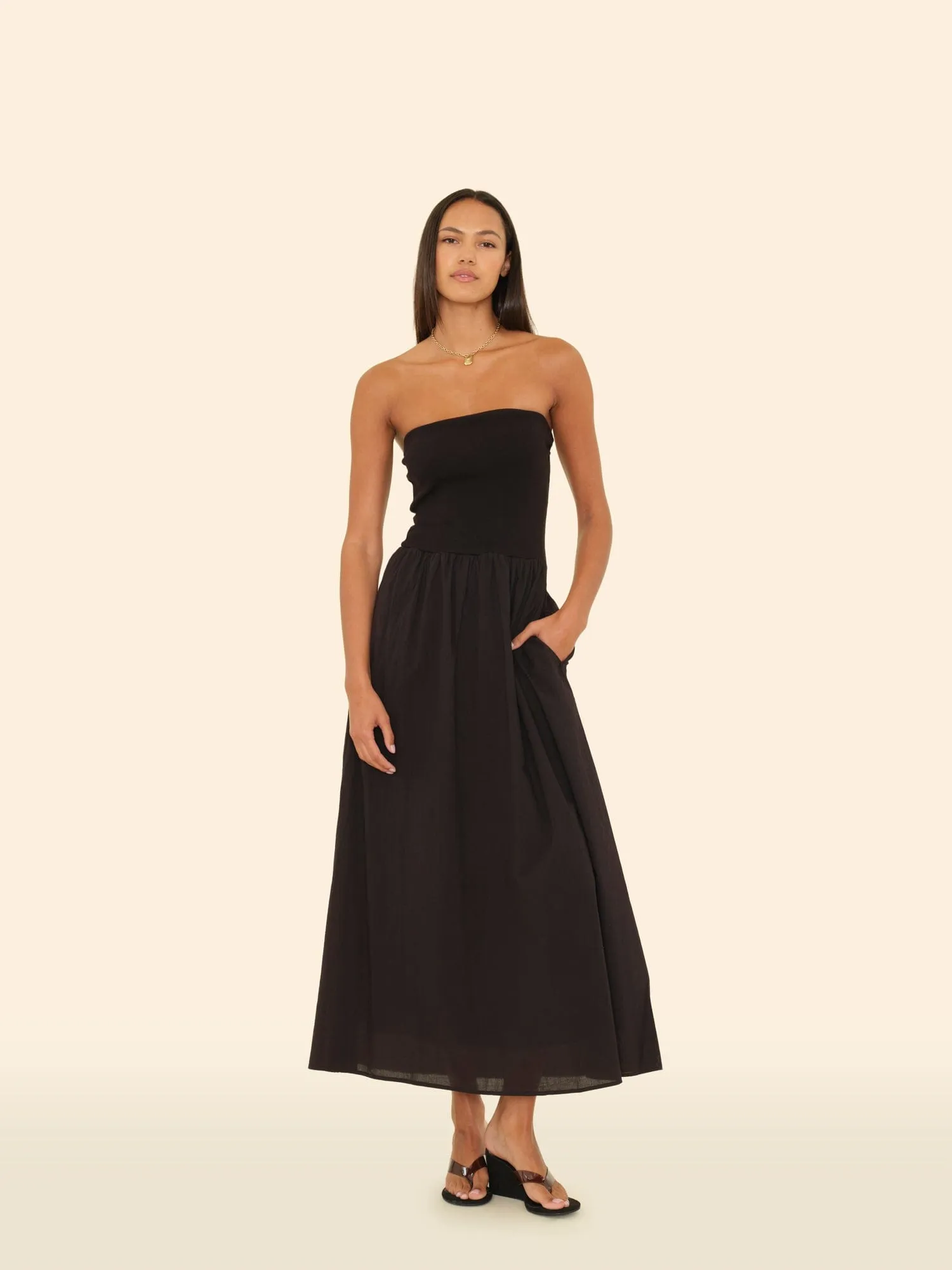 Black Finnian Dress sold by XiRENA product image thumbnail 3