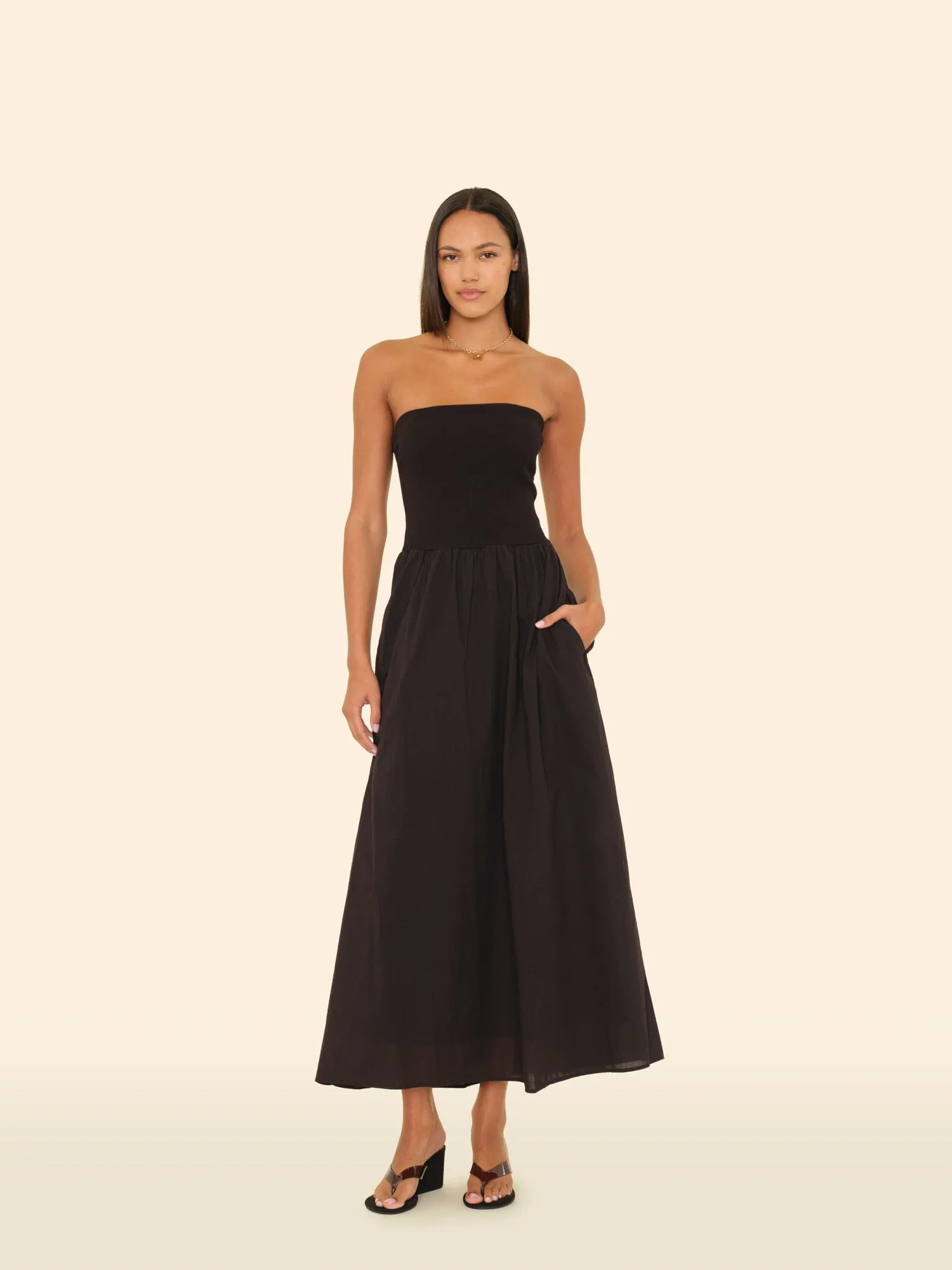 Black Finnian Dress sold by XiRENA