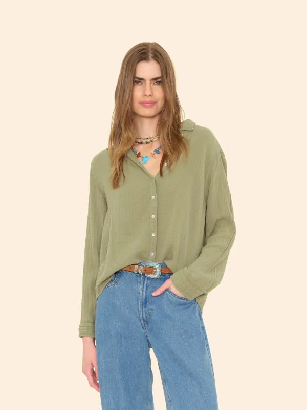 Dark Seagrass Scout Shirt sold by XiRENA