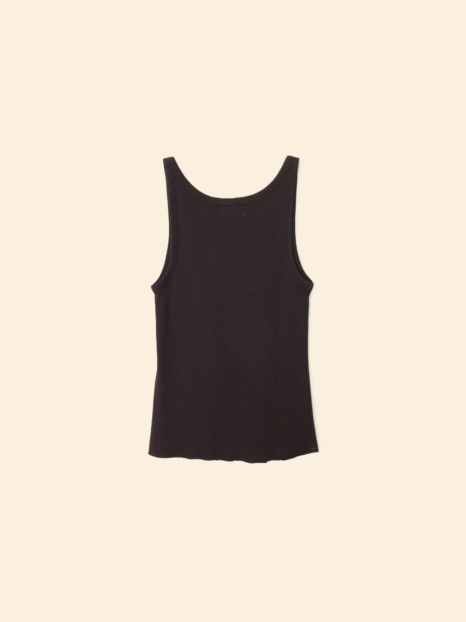 True Black Beck Fine Rib Tank Top sold by XiRENA product image thumbnail 4