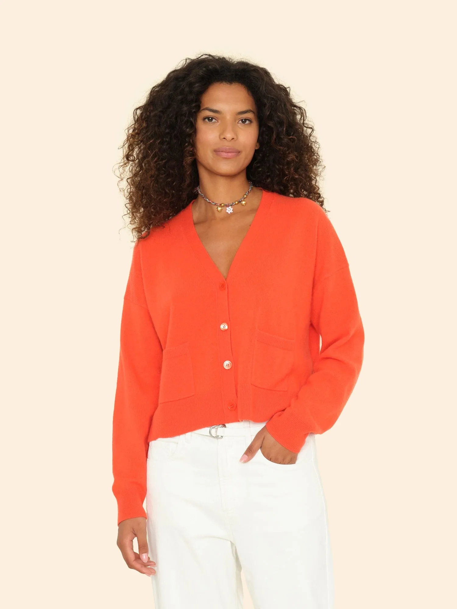 Red Sun Trudie Cardigan sold by XiRENA