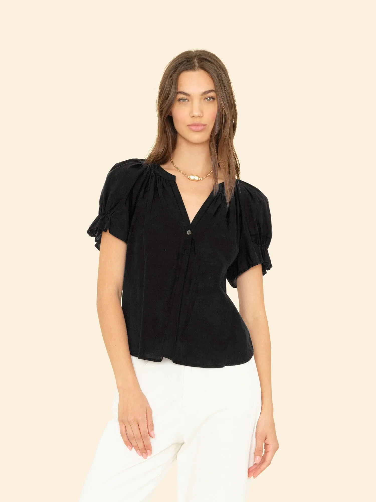 Black Astryde Top sold by XiRENA