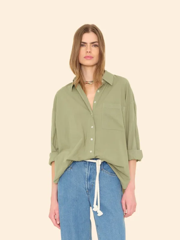 Dark Seagrass Sydney Shirt sold by XiRENA