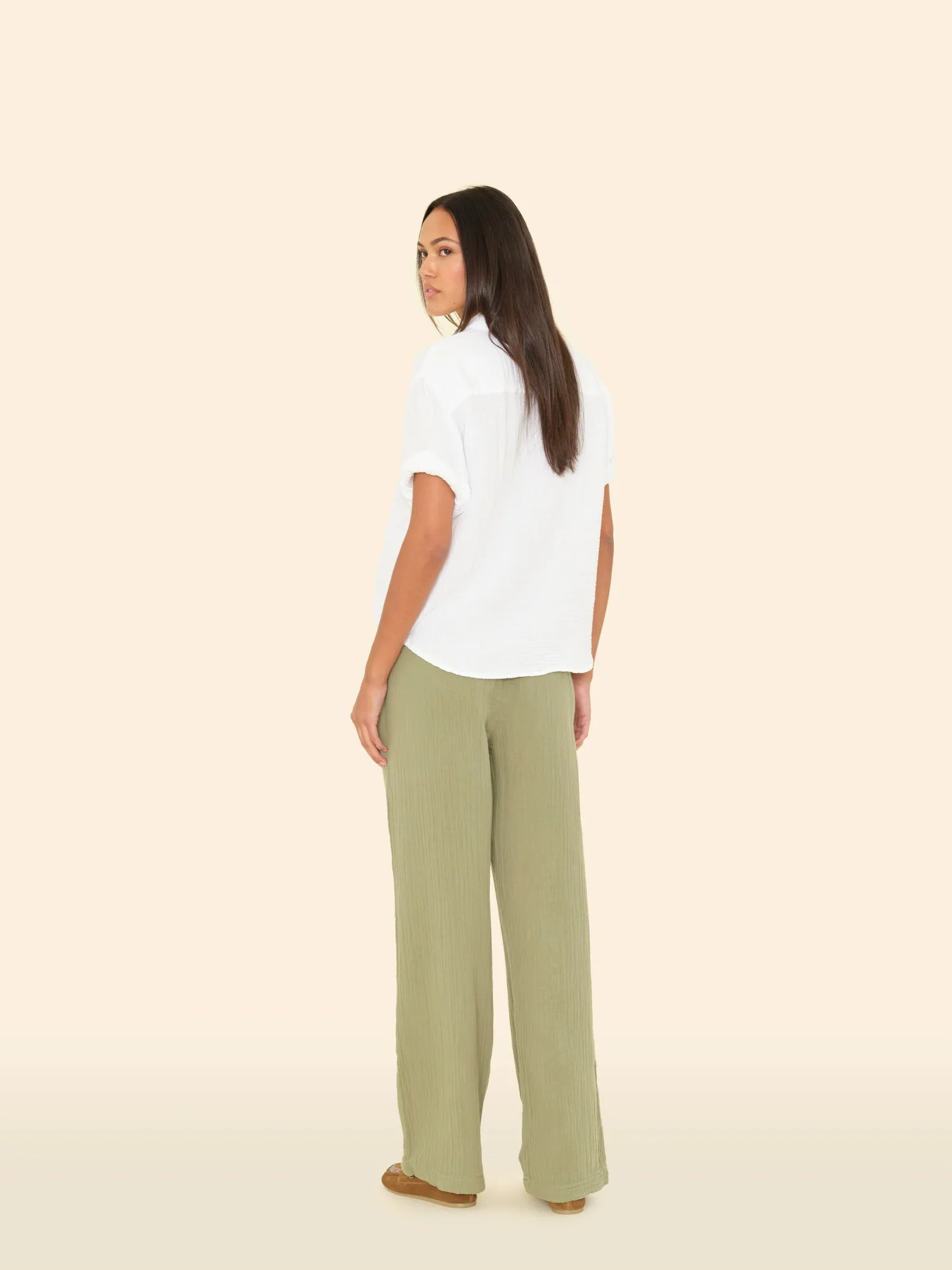 Dark Seagrass Devon Pant sold by XiRENA product image thumbnail 2