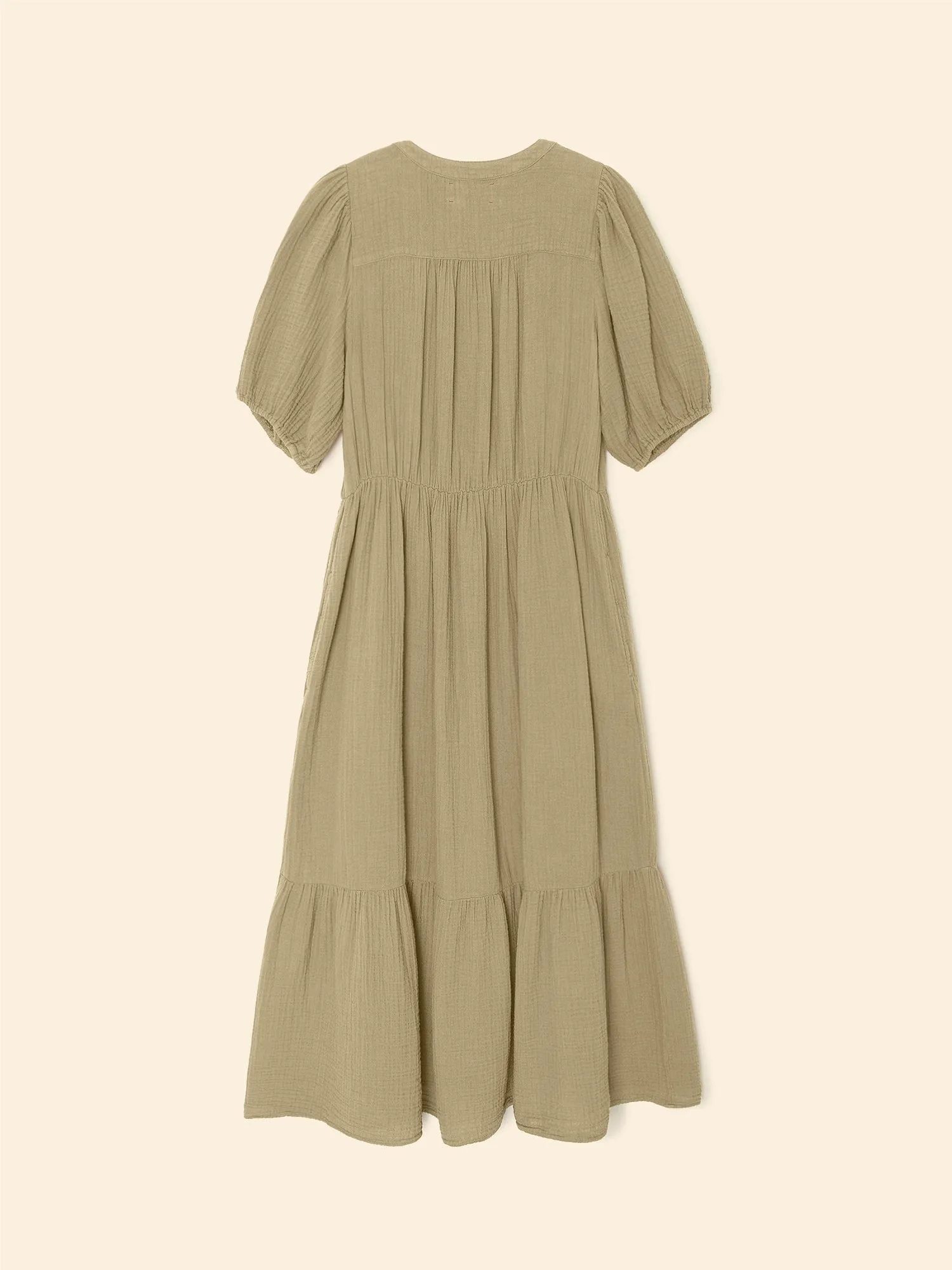 Dark Seagrass Lennox Dress sold by XiRENA product image thumbnail 4