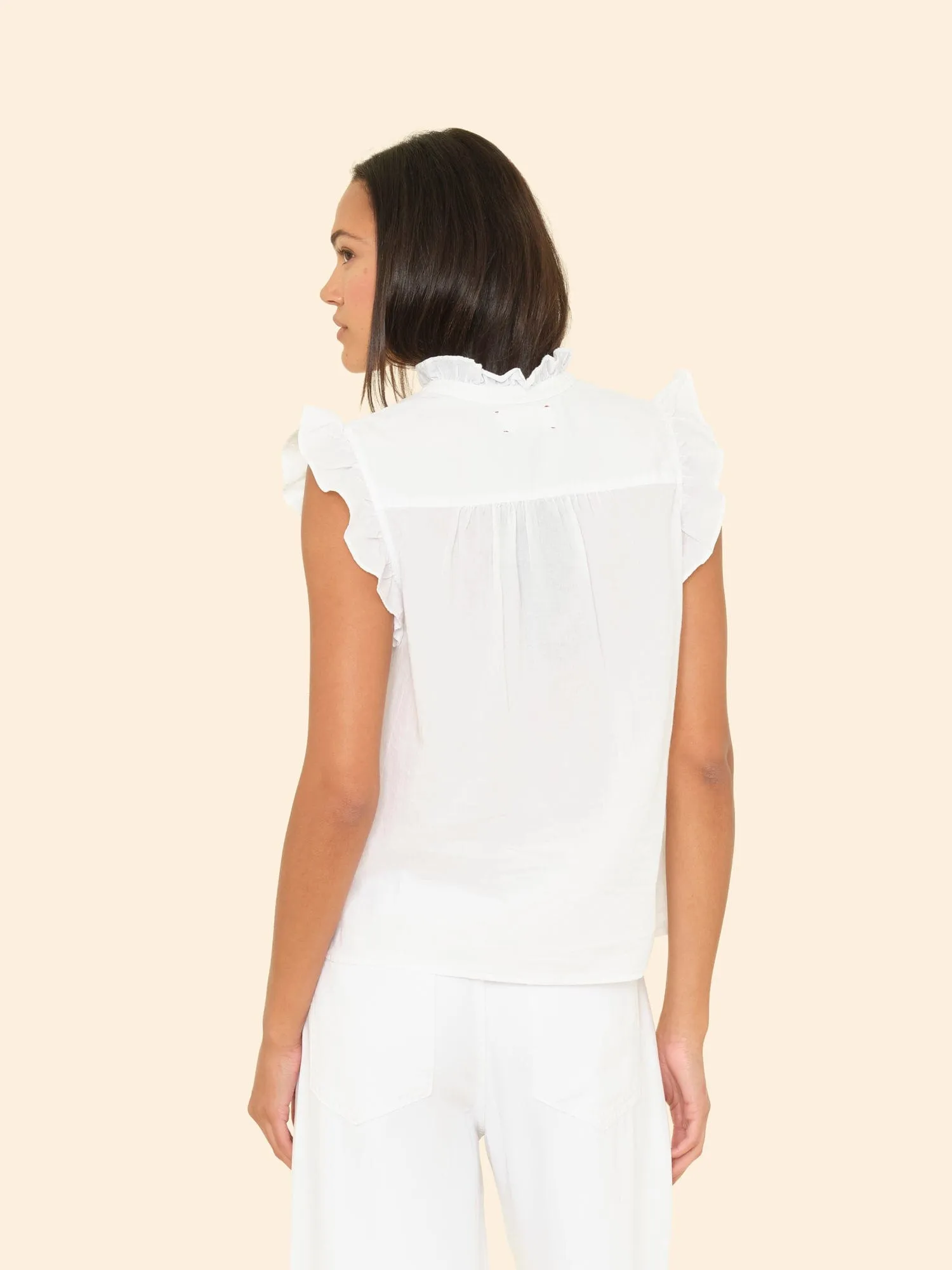 White Brenna Top sold by XiRENA product image thumbnail 2