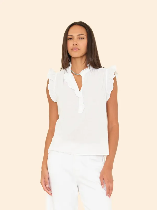 White Brenna Top sold by XiRENA
