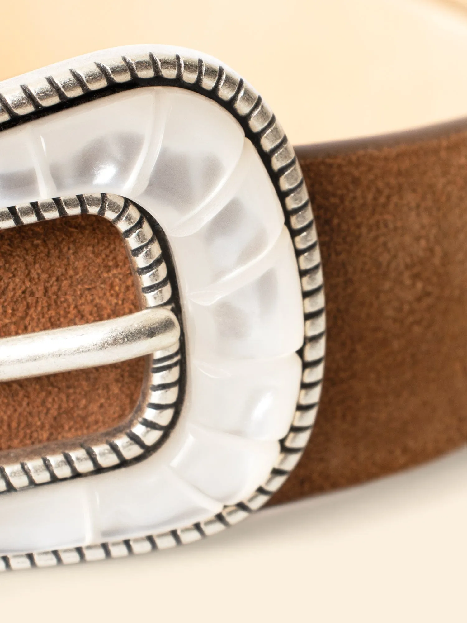 Terra Suede White Belt sold by XiRENA product image thumbnail 2