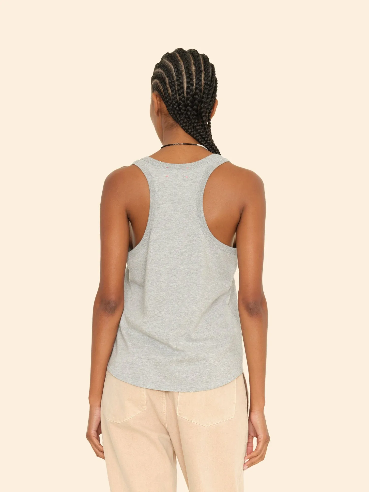 Heather Grey Jett Tank Top sold by XiRENA product image thumbnail 2